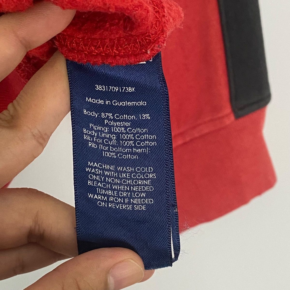 Vintage Vintage Polo Ralph Lauren Full Zipper Red Small Sweatshirt Size US L / EU 52-54 / 3 - 7 Thumbnail
