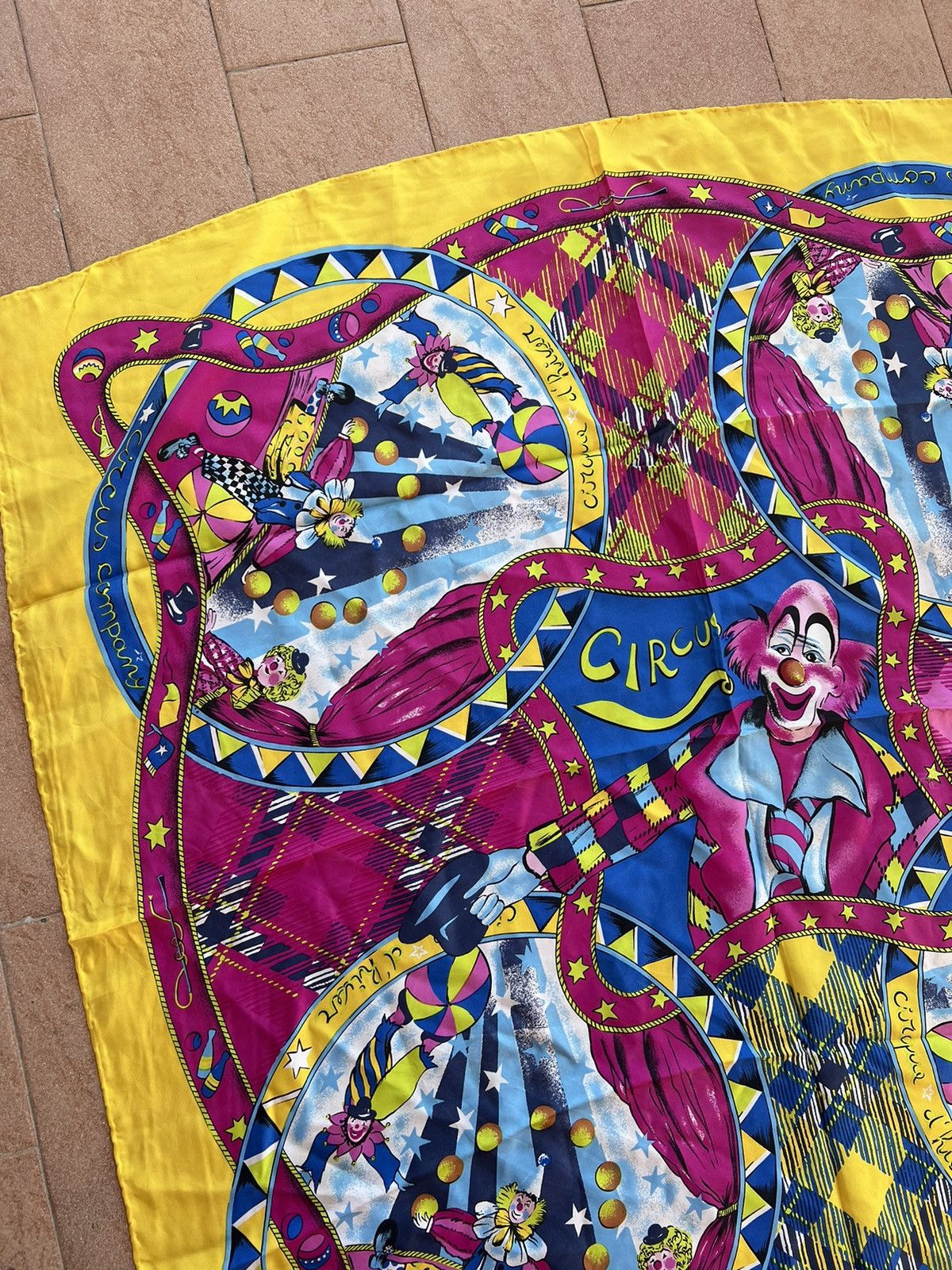 Dolce & Gabbana Dolce & Gabbana Silk Circus Scarf Size ONE SIZE - 2 Thumbnail