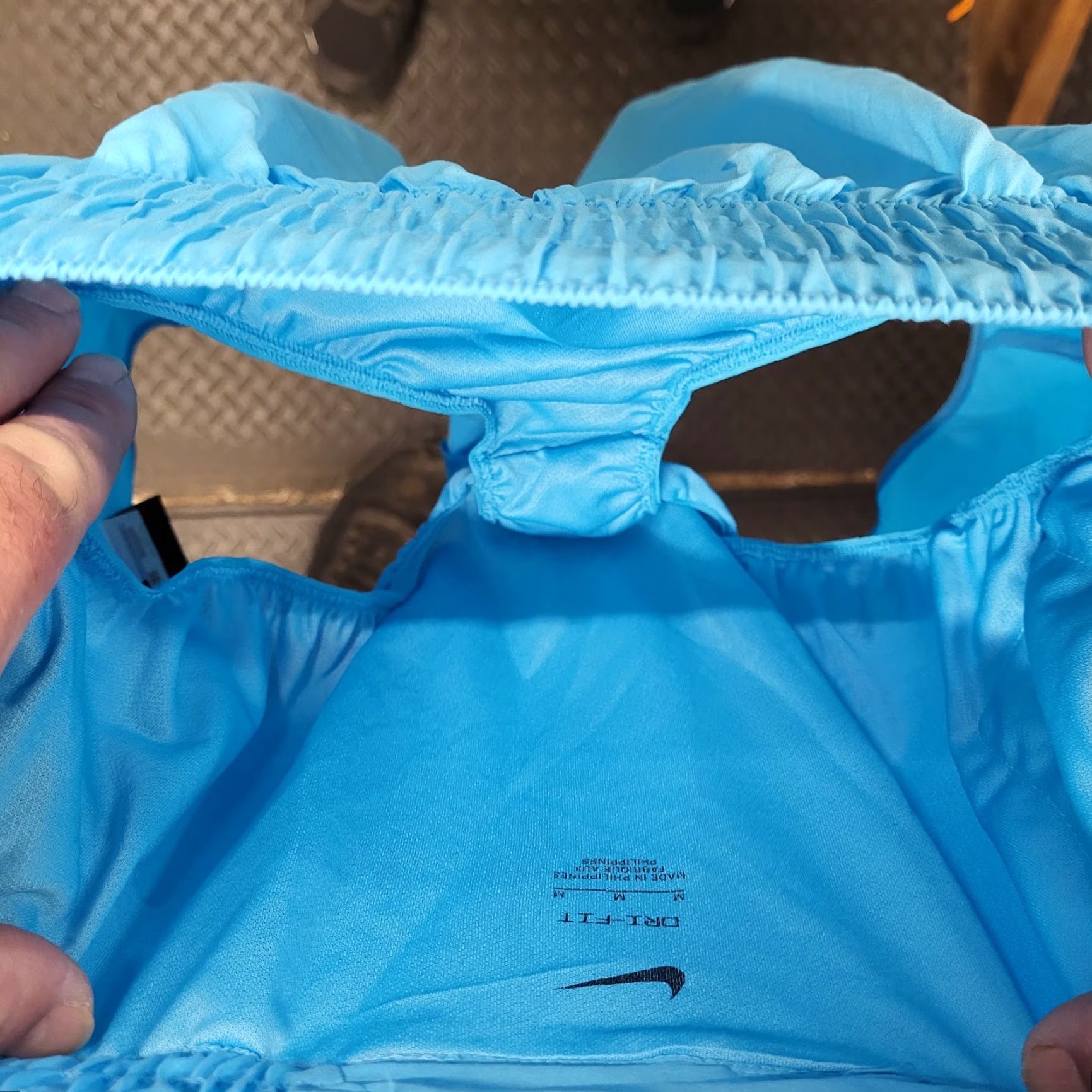 Nike Nike Dri Loose Fit Shorts Womens Medium Turquoise Blue Lined Athletic Short Women's Nike Dri-Fit Size 32" / US 10 / IT 46 - 7 Thumbnail
