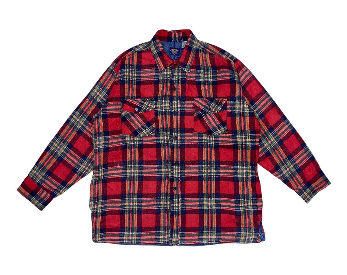 Dickies Dickies Quilted Flannel Shirt Size US XL / EU 56 / 4 - 1 Thumbnail