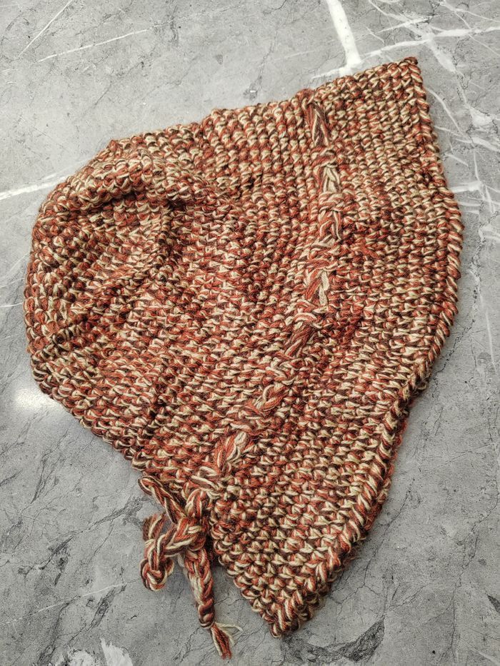 Japanese Brand Knit Handmade Bucket Hat Size ONE SIZE - 5 Thumbnail