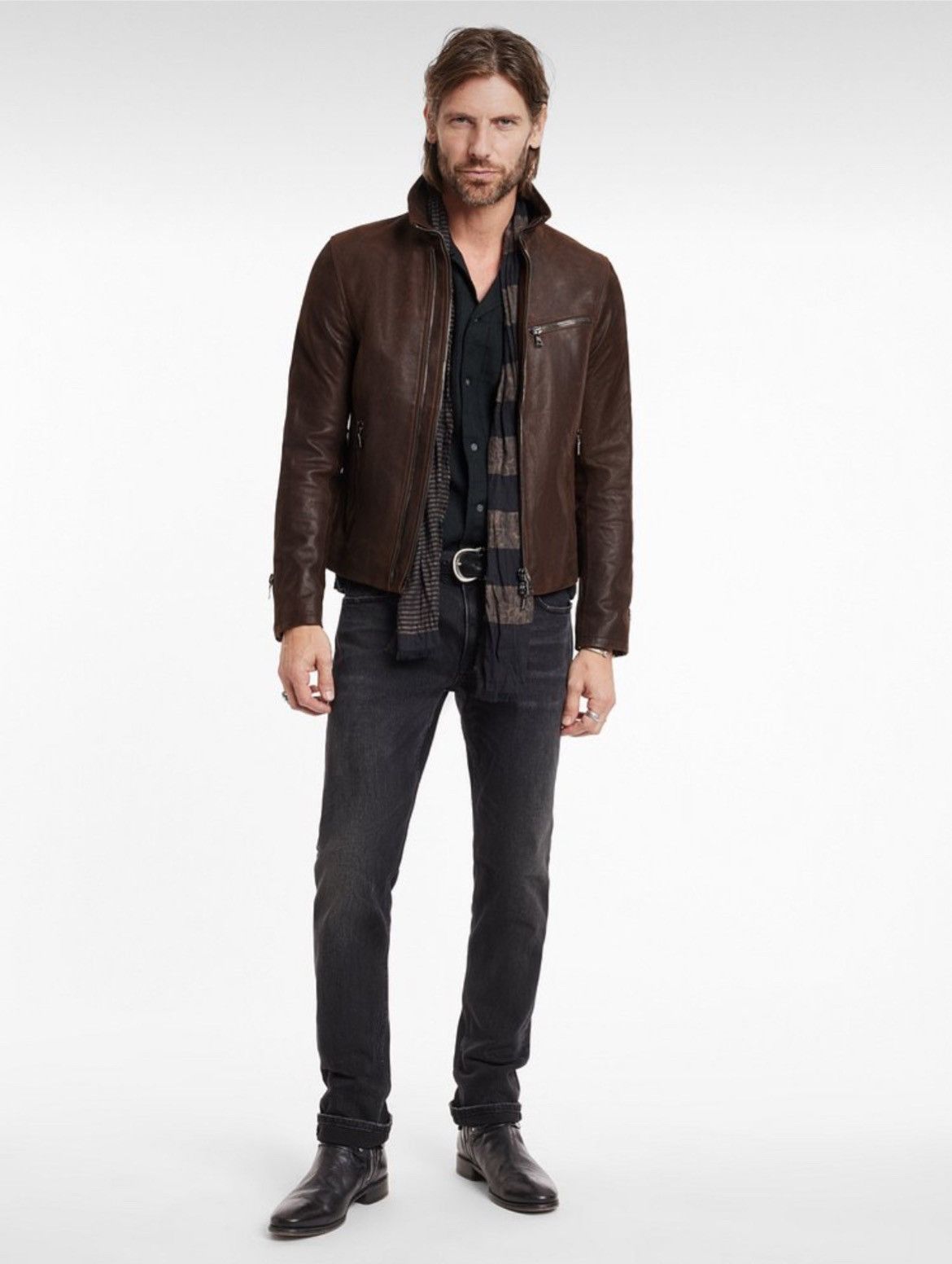 John Varvatos Junius Double Zip Jacket. 50 Size US M / EU 48-50 / 2 - 4 Thumbnail