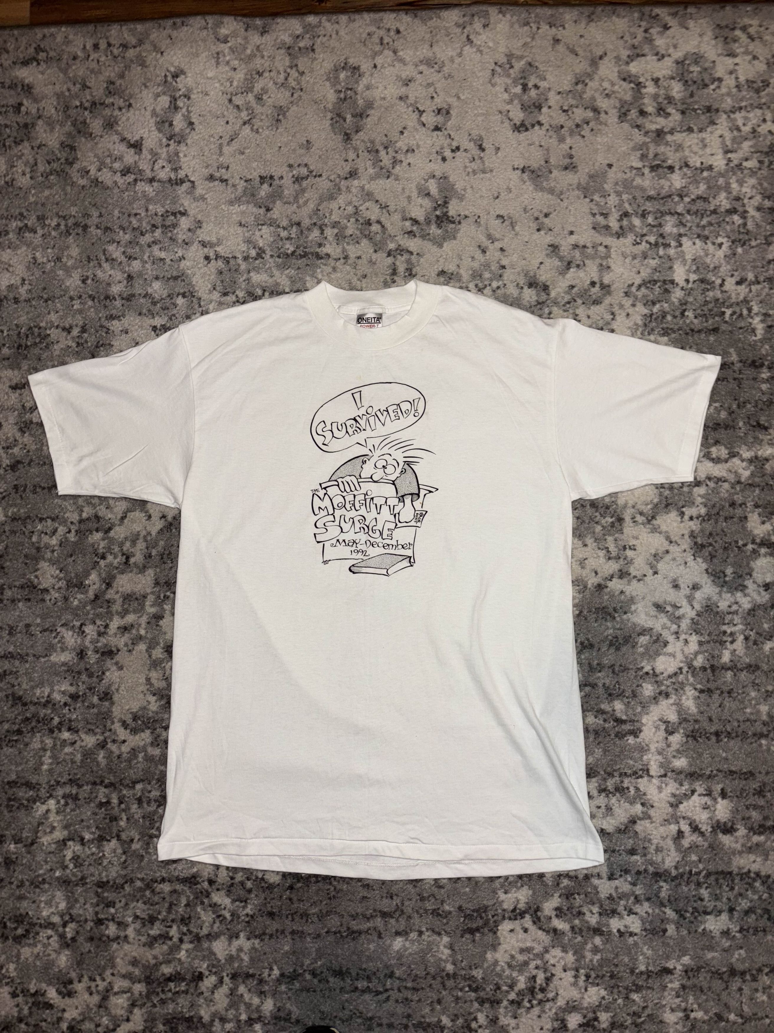 Vintage Vintage 80s/90s I Survived! Shirt Size US XL / EU 56 / 4 - 3 Thumbnail