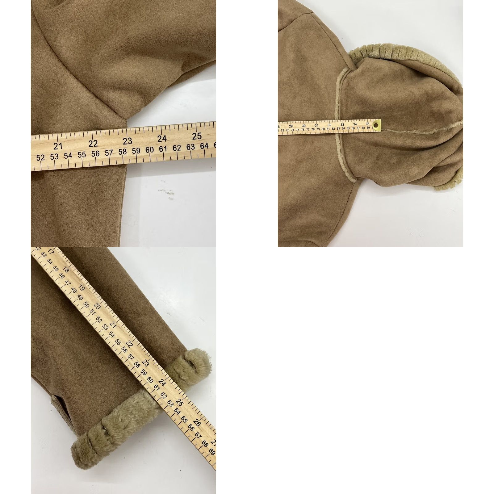 Jones New York Womens Jones New York Coat Brown Hooded Faux Leather Heavy Button Up M Size M / US 6-8 / IT 42-44 - 9 Thumbnail