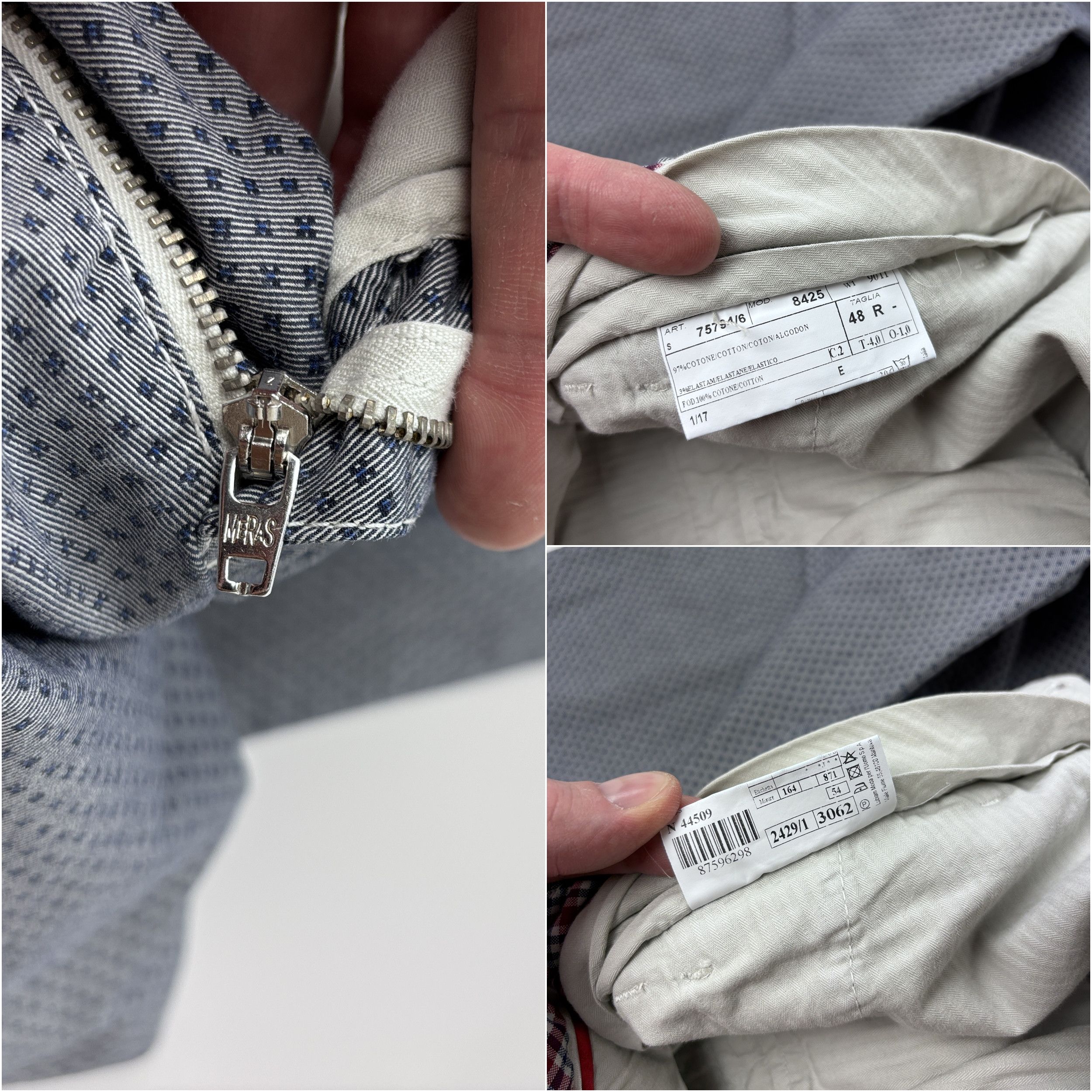 L.B.M. 1911 LBM 1911 Trousers Tailored Fit Chino Cotton/Elastane 48R Size US 32 / EU 48 - 9 Thumbnail