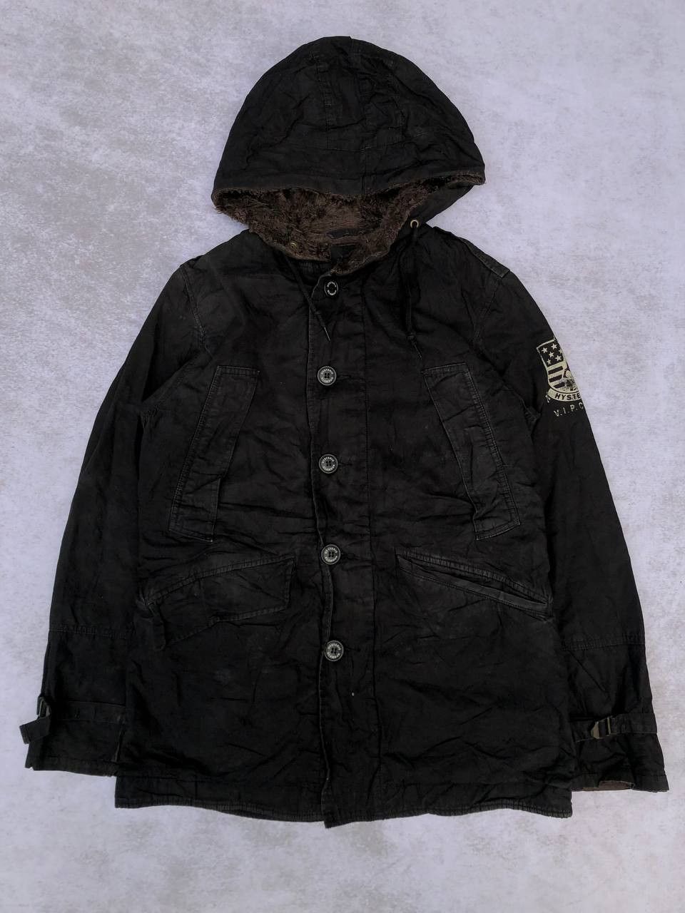 Hysteric Glamour Vintage Hysteric Glamour Fur Hoodie Parkas Size S / US 4 / IT 40 - 1 Thumbnail