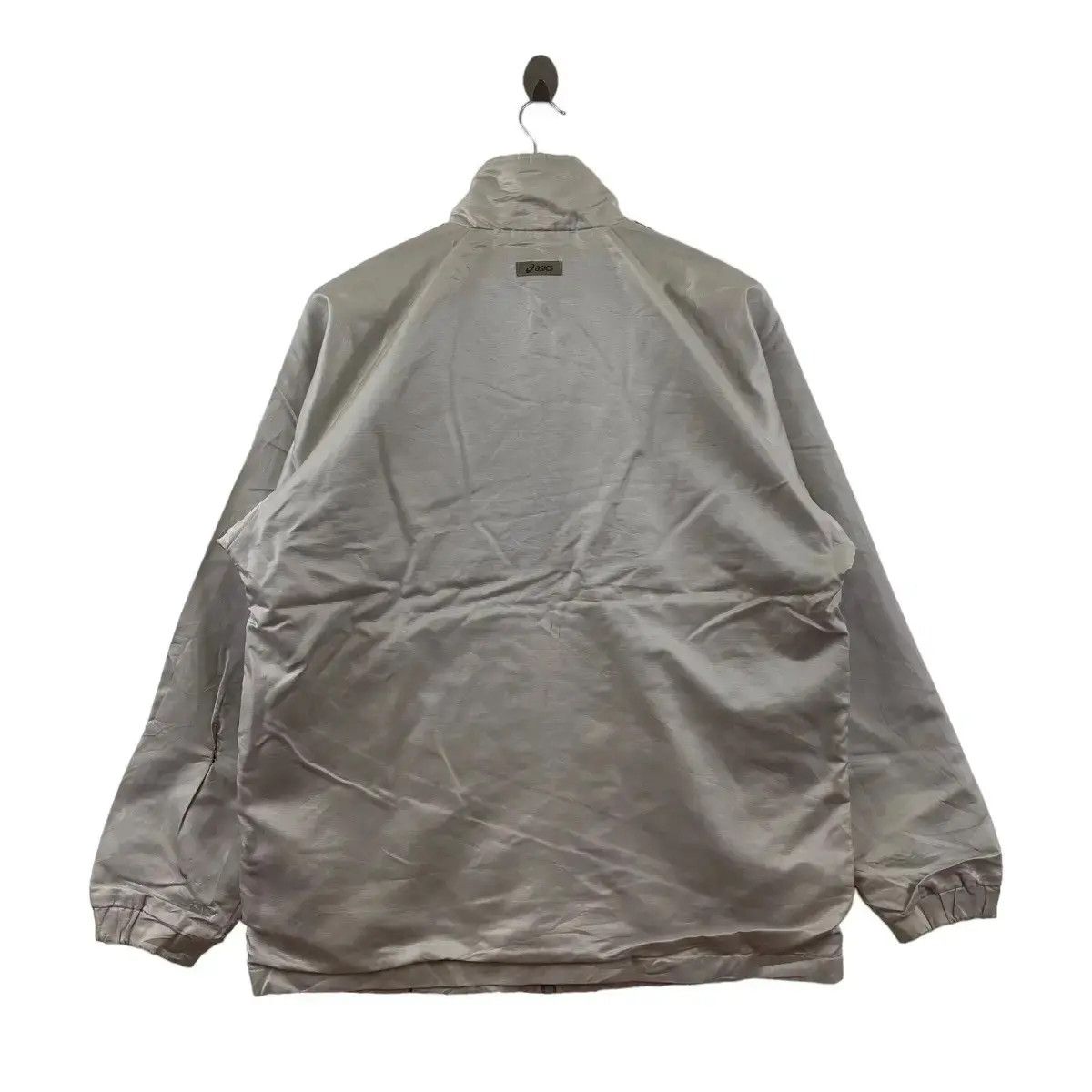 Asics Vintage ASICS JAPAN x JASPO Material Outdoor Silver Jacket Size M / US 6-8 / IT 42-44 - 2 Thumbnail