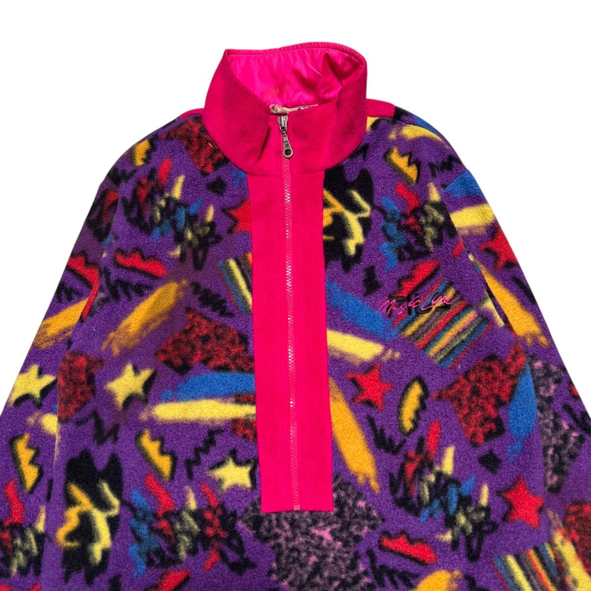 Fila Vintage Fila Magic Line Printed Fleece Anorak Jumper Jacket Size US S / EU 44-46 / 1 - 6 Thumbnail