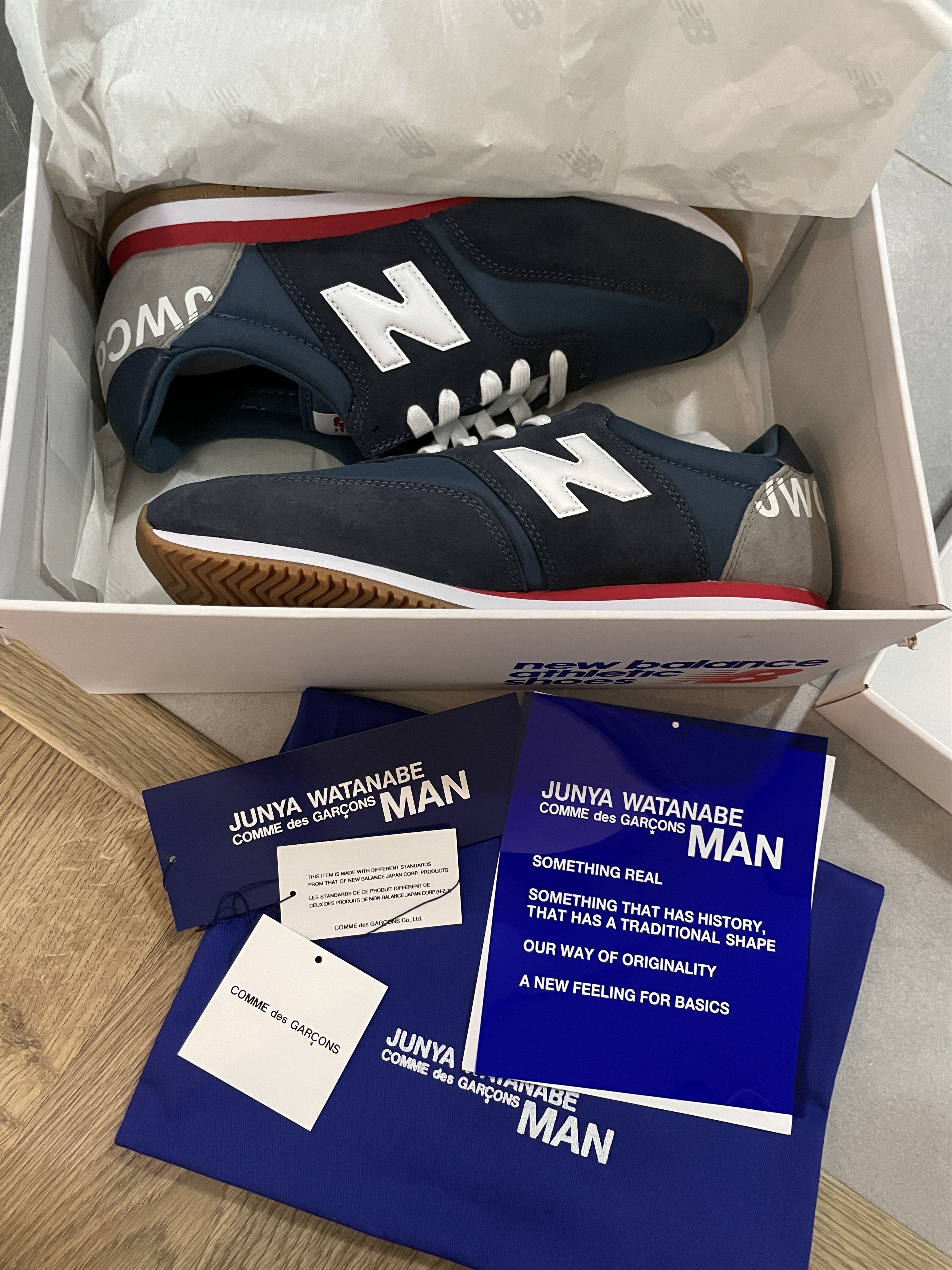 Junya Watanabe eYe Junya Watanabe Man x New Balance 100 US10 MLC100JB #06 |  Grailed