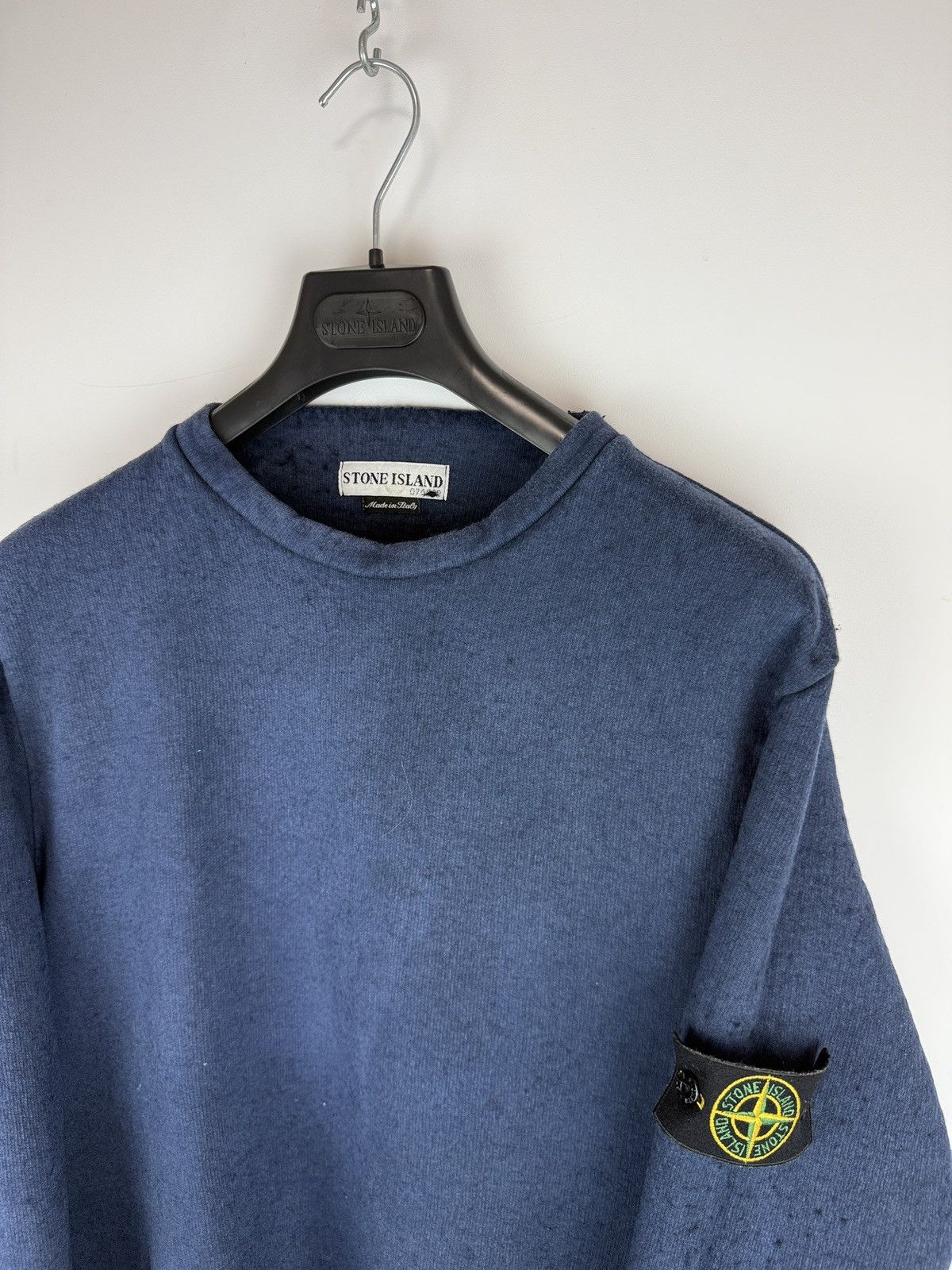 Stone Island Blue Stone Island Vintage sweater Size US L / EU 52-54 / 3 - 2 Thumbnail