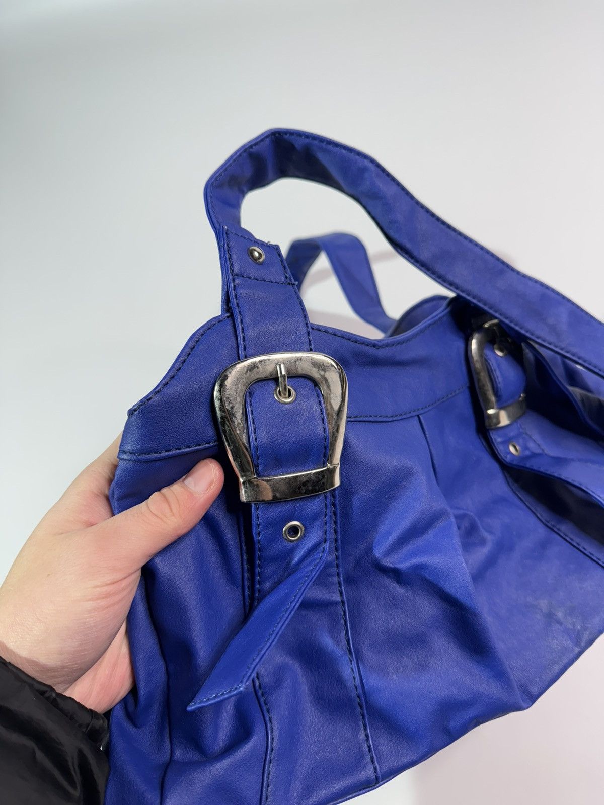 Japanese Brand Vintage blue shoulder handle bag y2k japanese swag coquette Size ONE SIZE - 7 Thumbnail
