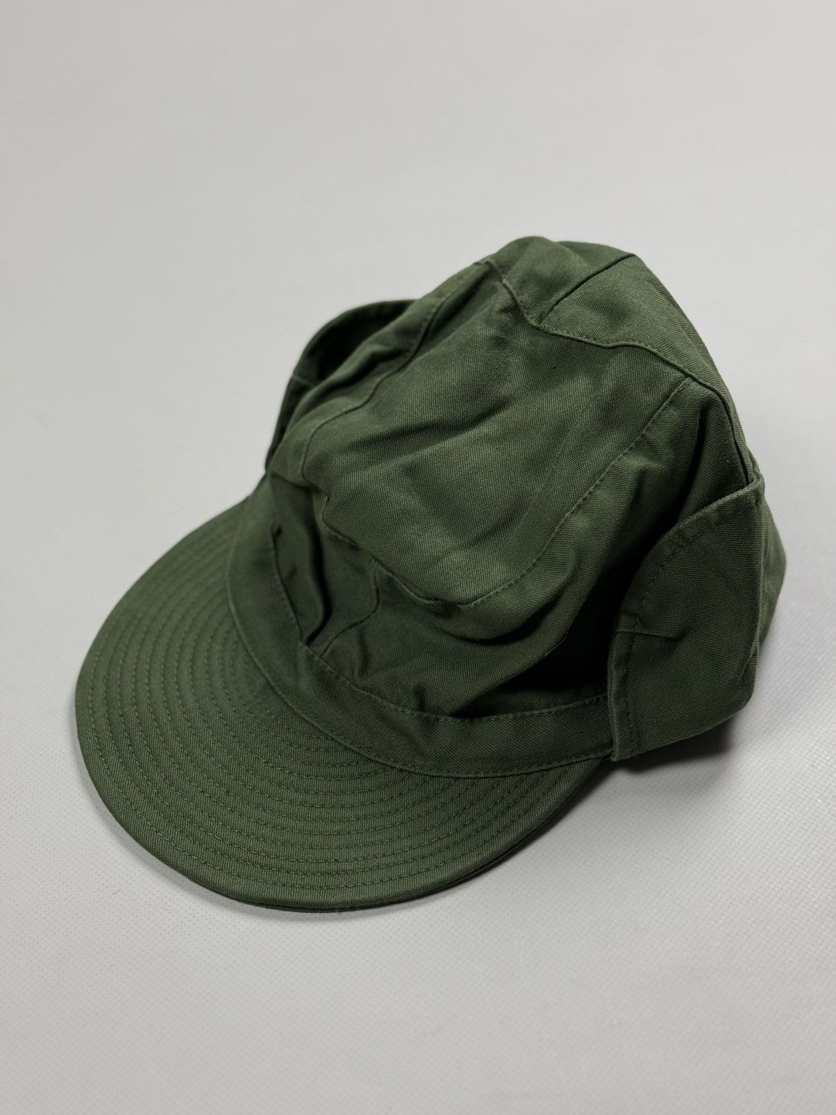 Vintage Vintage Swedish Army Military Earwarmer Flap Ear Cap Hat Size ONE SIZE - 7 Thumbnail