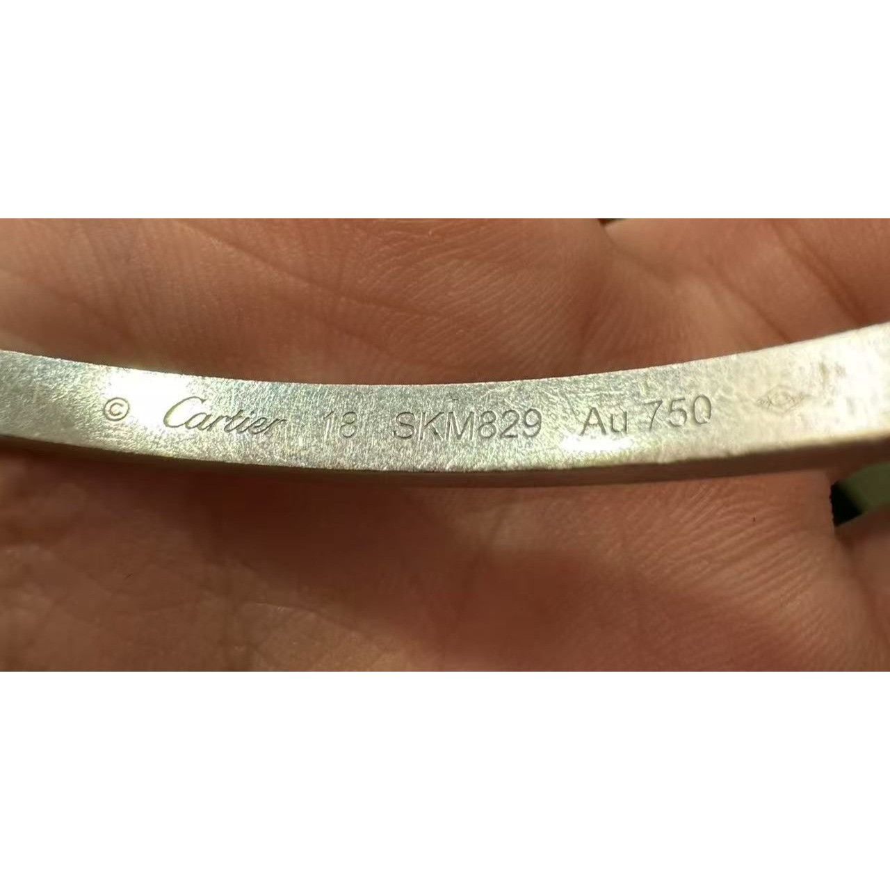 Cartier Cartier Love Bracelet 18K White Gold W/ Diamonds With Certif Size ONE SIZE - 9 Thumbnail
