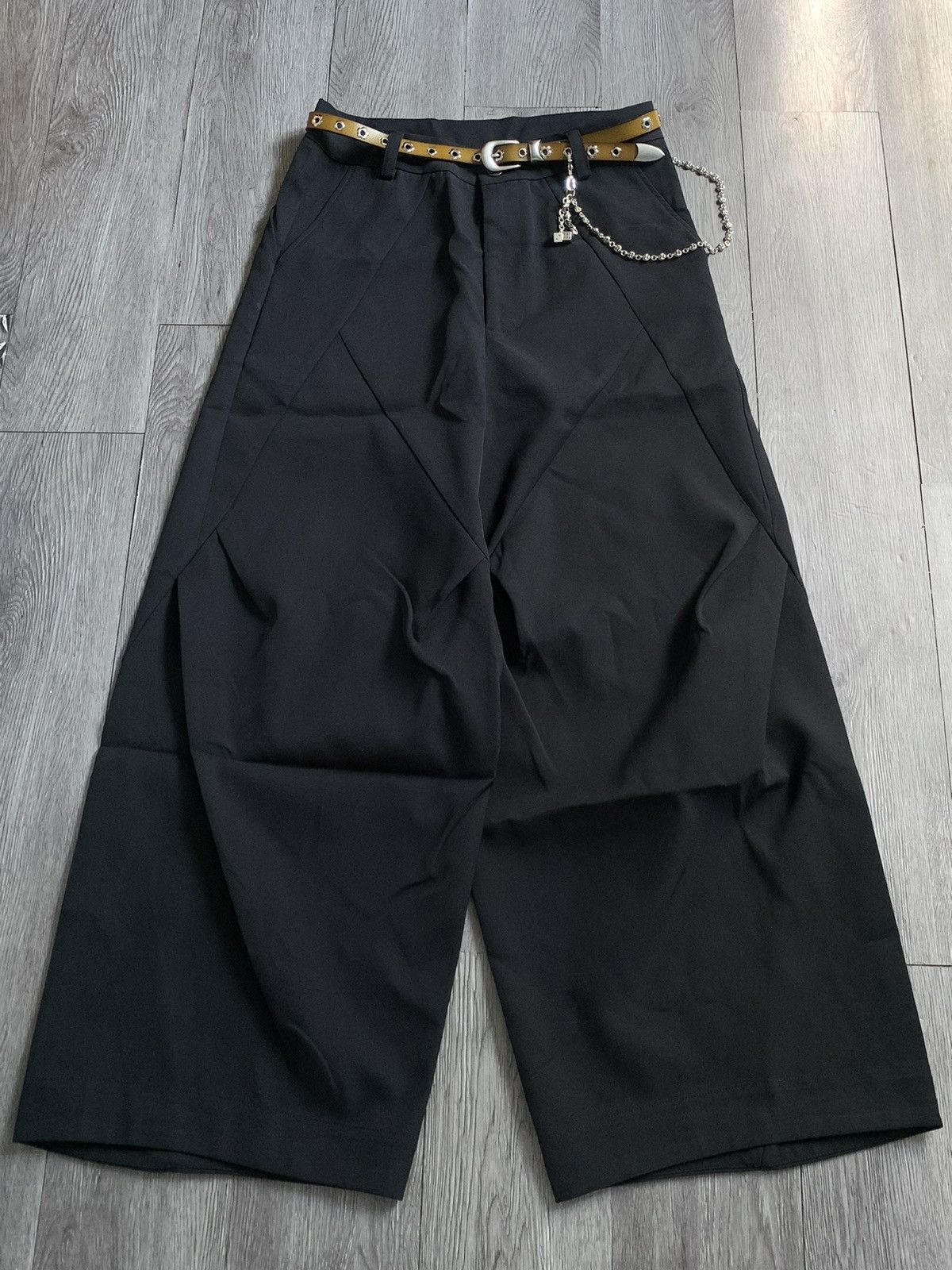 Designer × Japanese Brand × pet-tree-kor Common Divisor Rhombus Wide Leg  Trousers | Grailed