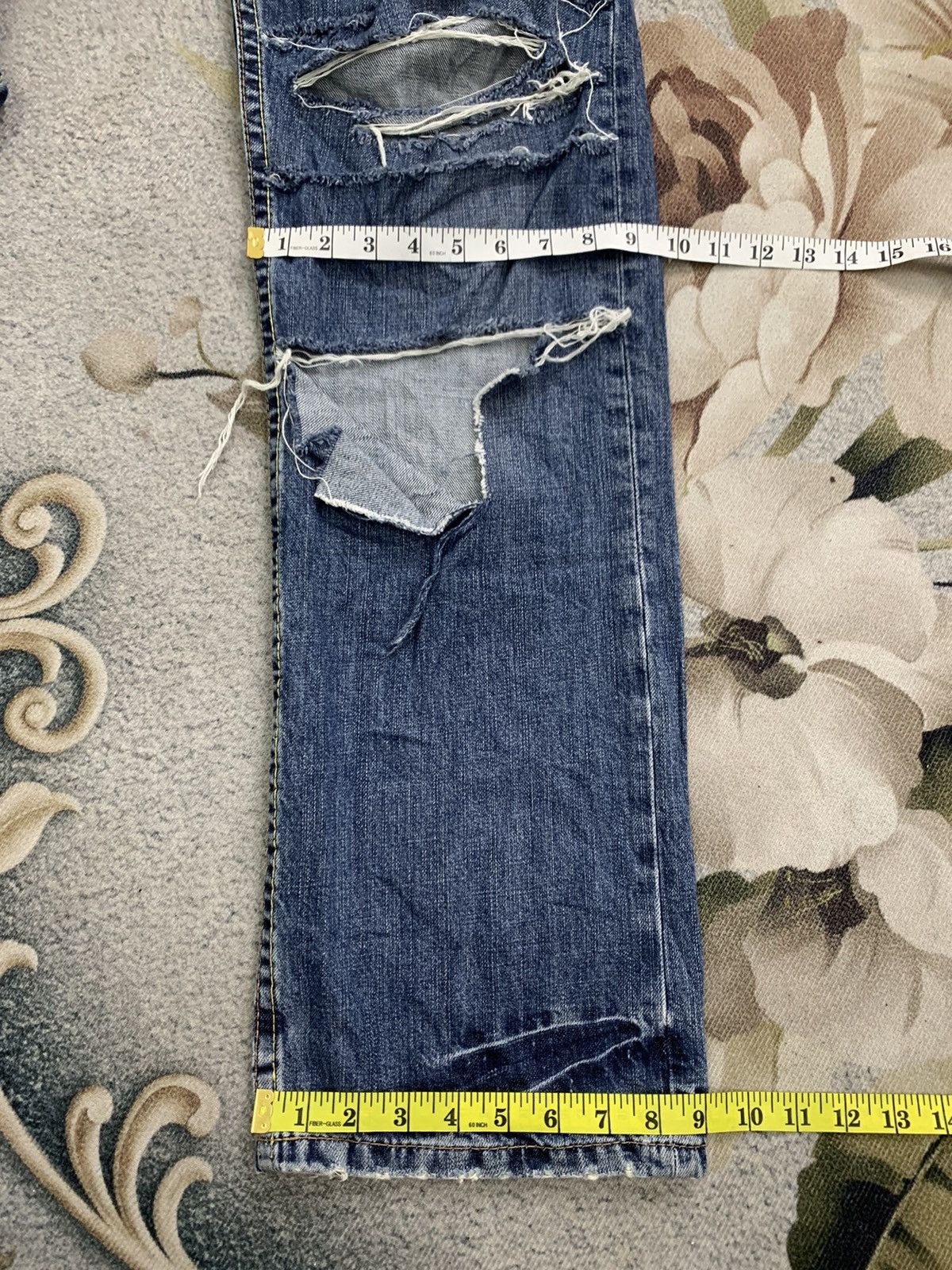 Tommy Hilfiger Distress Tommy Hilfiger Denim Pant Size US 33 - 19 Thumbnail