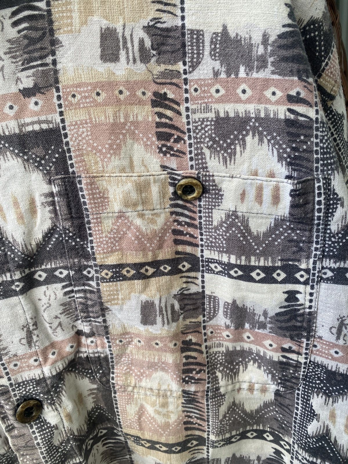Vintage Vintage coletti studio rare art western motiv shirt button Size US XL / EU 56 / 4 - 3 Thumbnail