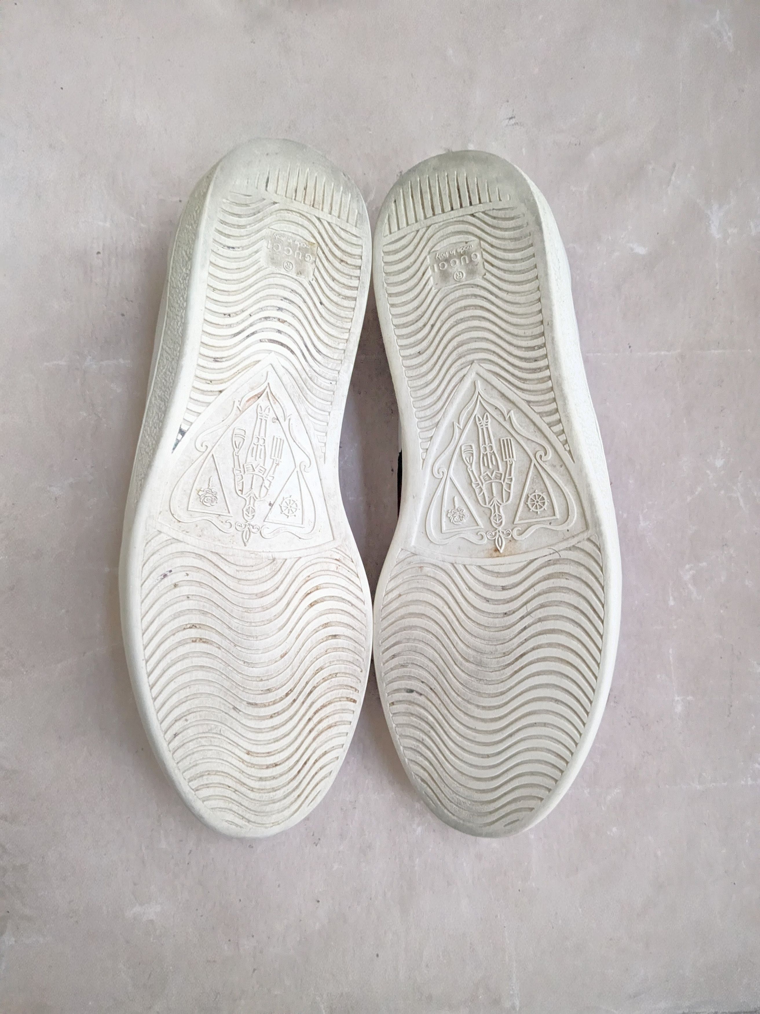 Gucci Gucci Ace White 12.5 Low Tops Leather Size US 12.5 / EU 45-46 - 15 Thumbnail