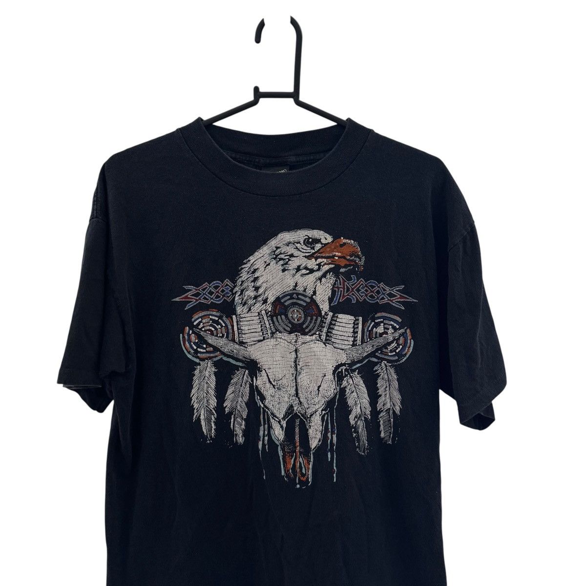 Vintage vintage Diamond Dust native western eagle graphic t shirt Size US L / EU 52-54 / 3 - 1 Thumbnail