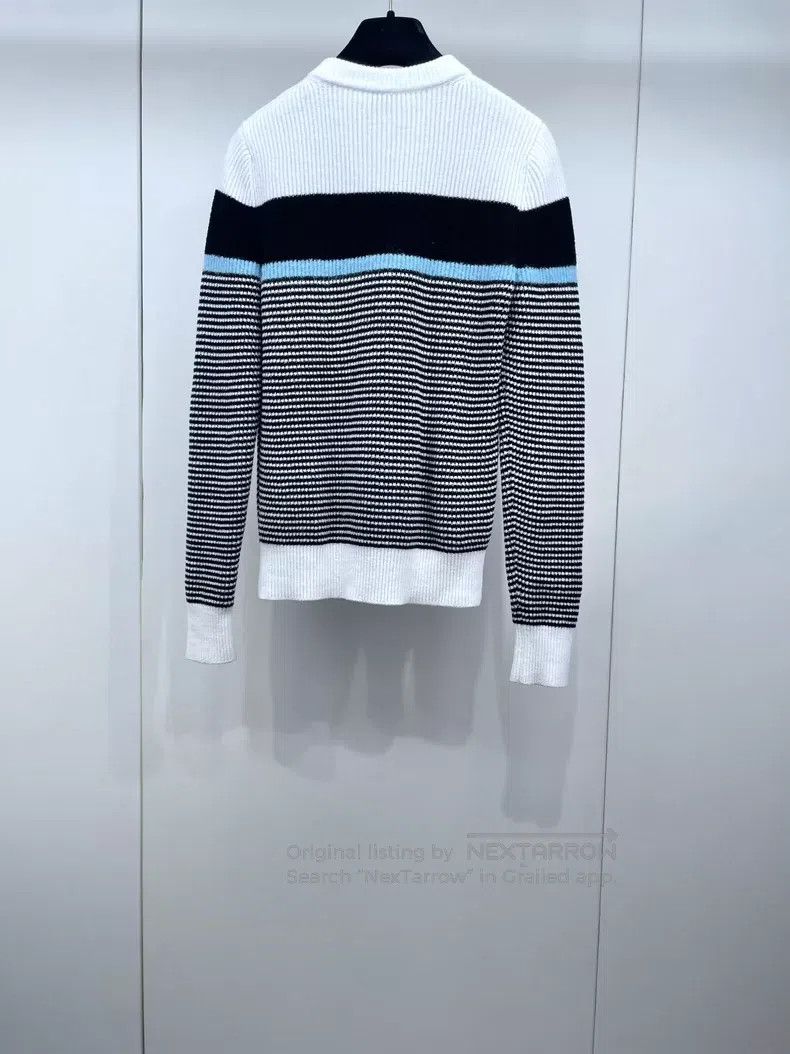 Chanel Chanel 22B Striped Double C Sweater Size XS / US 0-2 / IT 36-38 - 2 Thumbnail