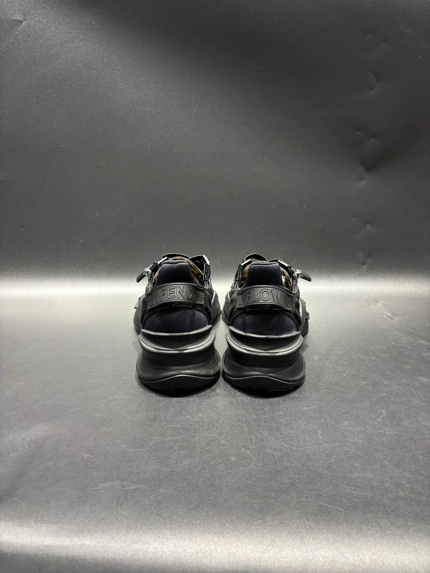 Fendi Fendi Black & Monogram Sneakers K36 Size US 9 / EU 42 - 3 Thumbnail