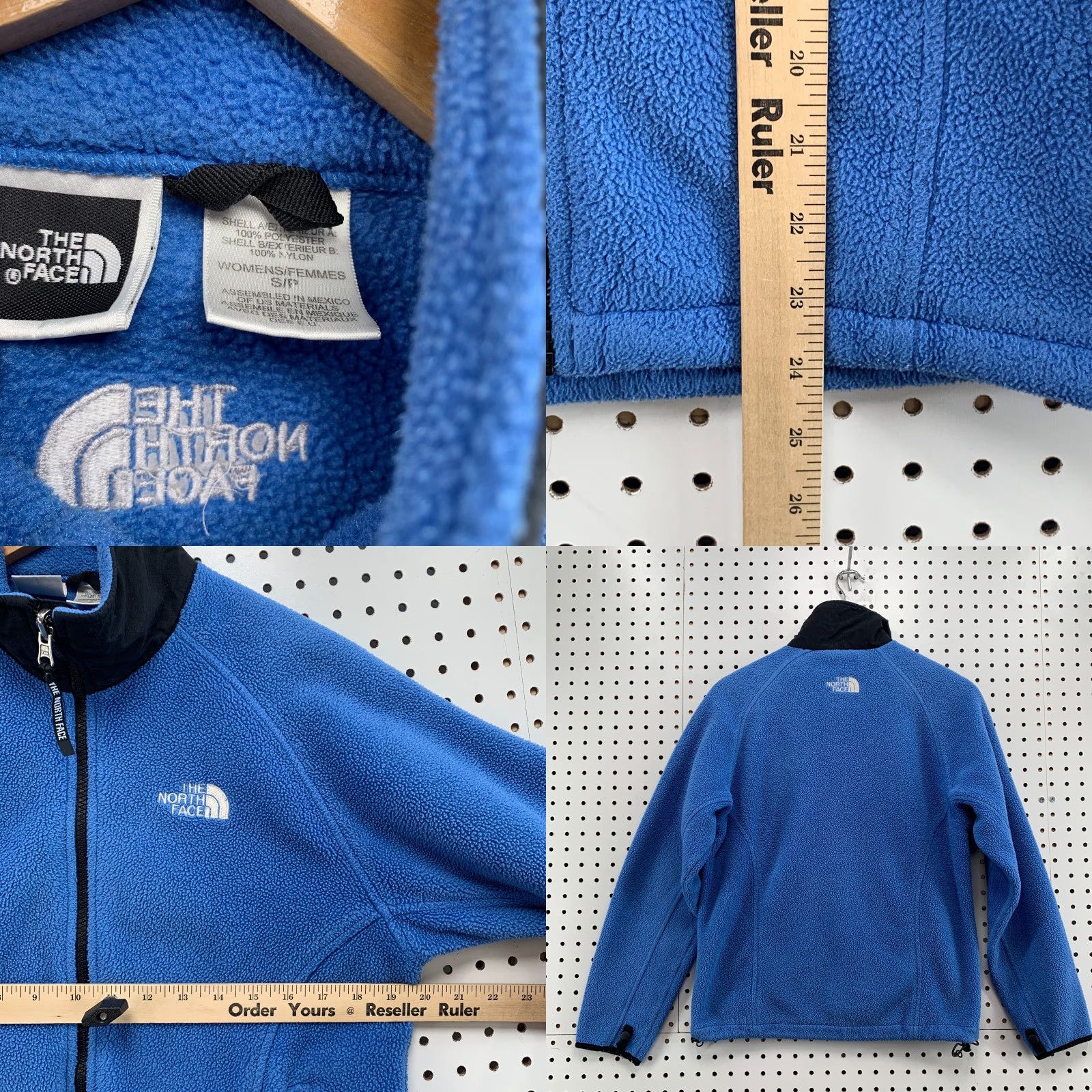 The North Face VINTAGE The North Face Fleece Jacket Blue Full Zip Women S Outdoor 90s Womens Jacket Size S / US 4 / IT 40 - 9 Thumbnail