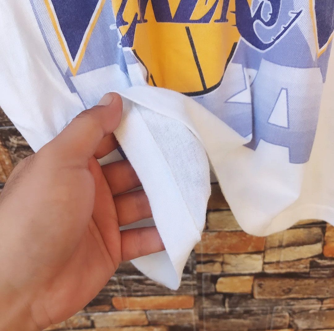 NBA × Vintage Vtg 90s NBA LA LAKERS TANKTOP Size US M / EU 48-50 / 2 - 6 Thumbnail