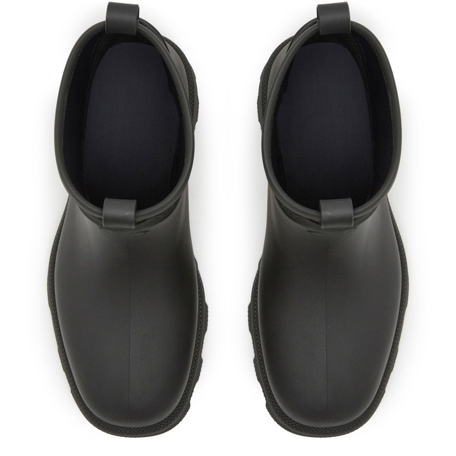 Burberry BURBERRY Marsh Black Rubber Ankle Boots New & Authentic (Men Size US 10 / EU 43 - 4 Thumbnail