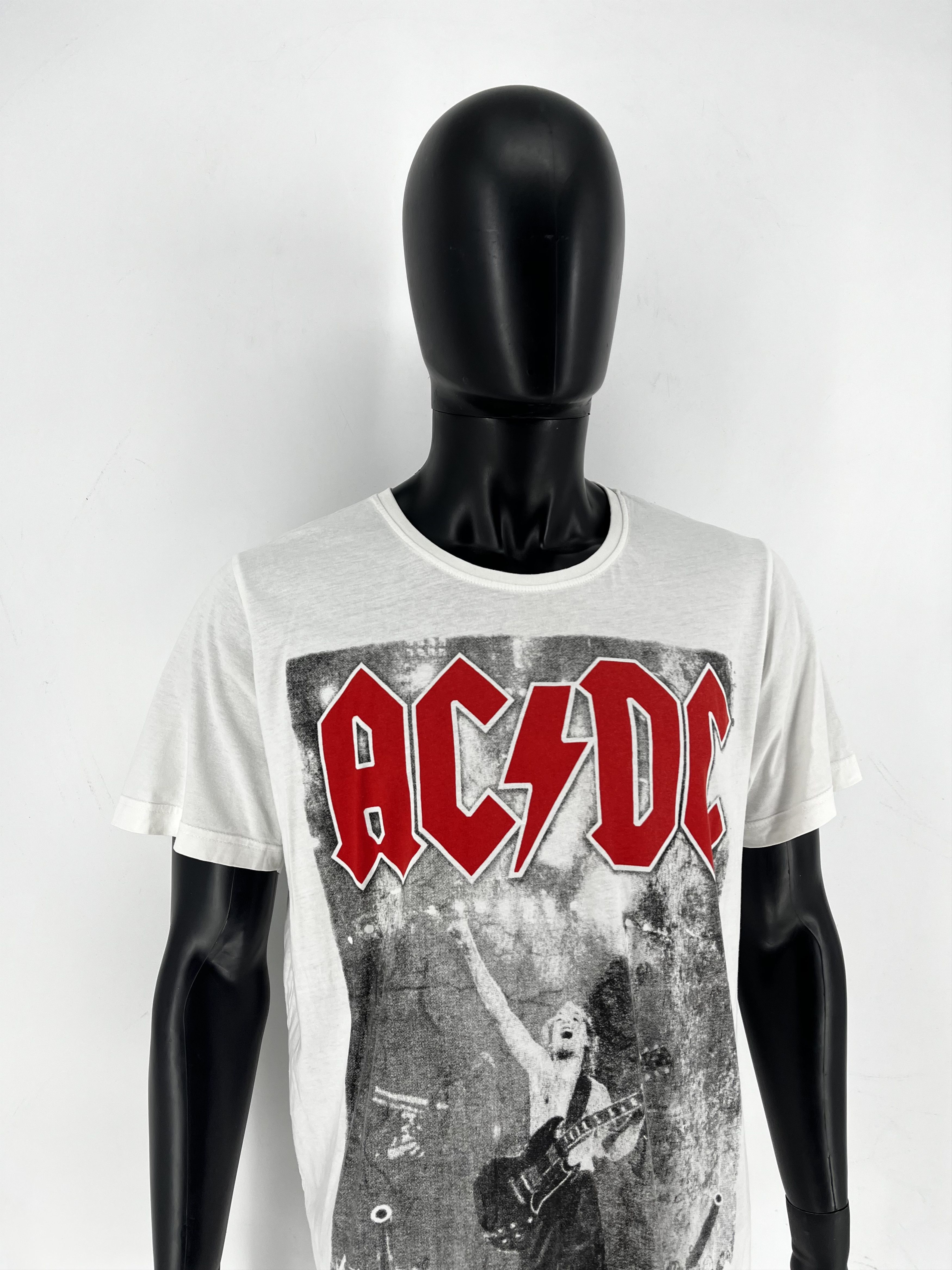 Band Tees VINTAGE 90 AC/DC TEE HORROR FACE VAMPIRE OPIUM BAND ROCK Size US XL / EU 56 / 4 - 4 Thumbnail