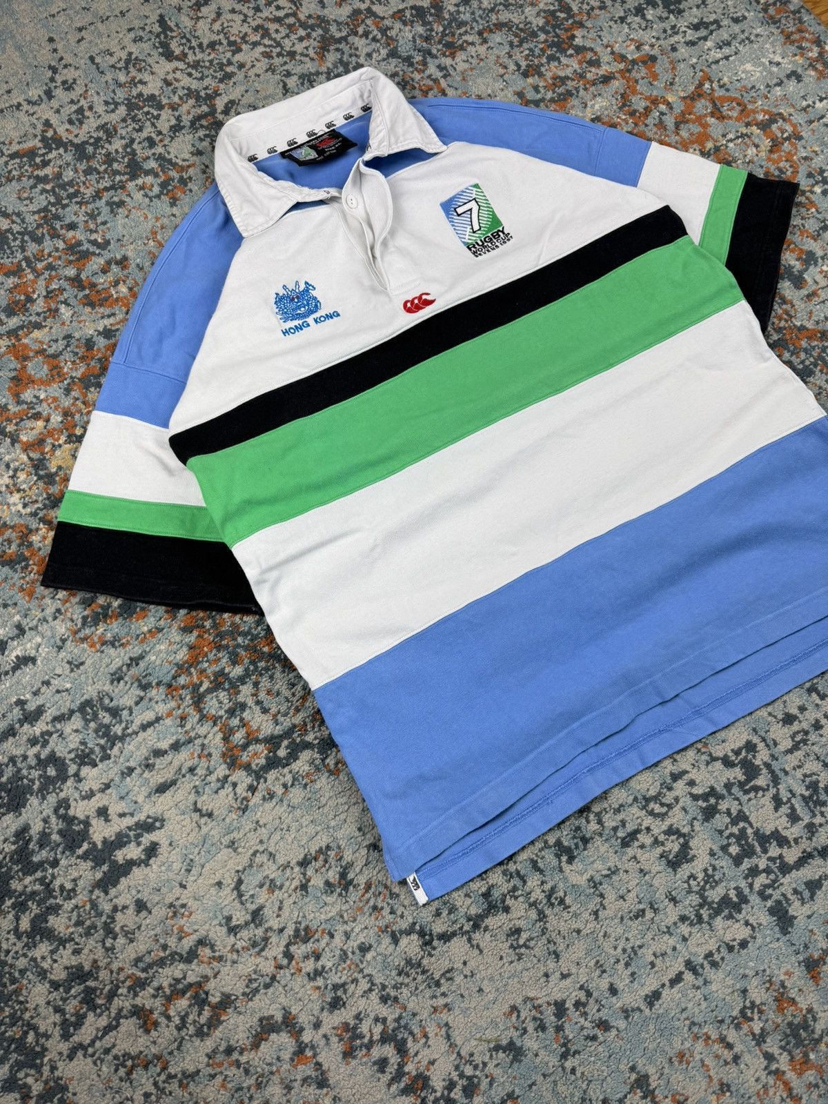 Canterbury of New Zealand Rare Vintage 1997 Rugby World Cup hong kong rugby jersey tee Size US XL / EU 56 / 4 - 3 Thumbnail
