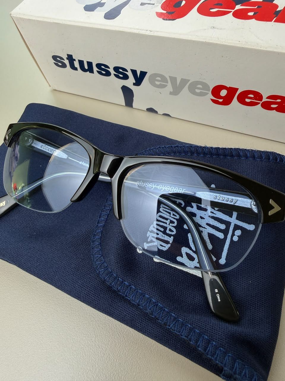 Stussy × Vintage Vintage Stussy Sunglasses Stussy Fats Michael