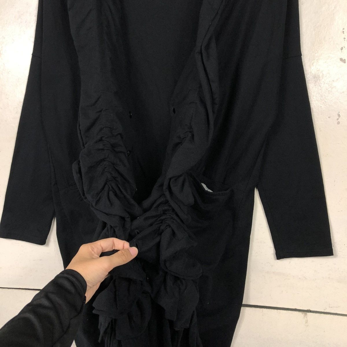 Limi Feu 🔥RICH BLACK LIMI FEU YOHJI YAMAMOTO LONG JACKET Size S / US 4 / IT 40 - 17 Thumbnail
