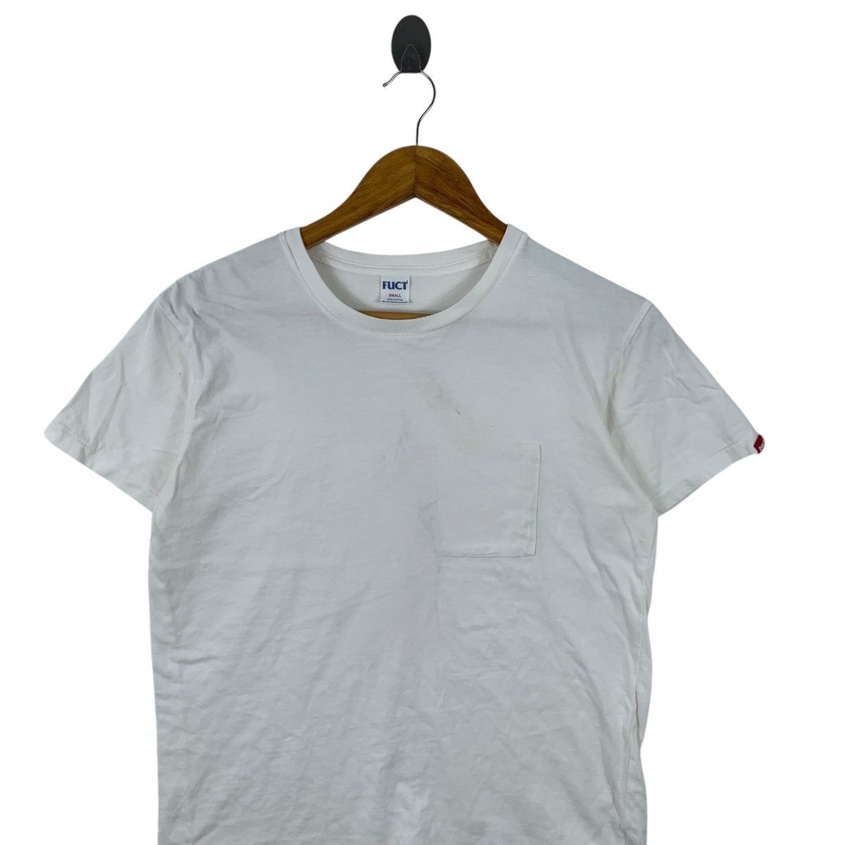 Vintage FUCT SKATEBOARD LA Los Angeles Store Plain Tee Shirt Top Size S / US 4 / IT 40 - 2 Thumbnail