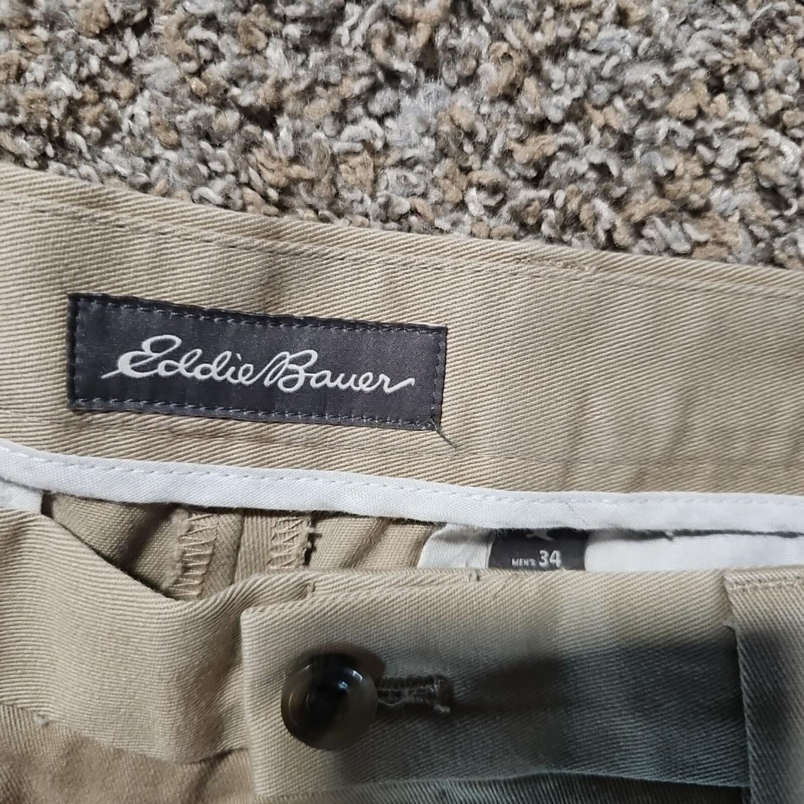 Eddie Bauer Eddie Bauer Wrinkle Free Relaxed Fit 34 Khakis Size US 34 / EU 50 - 2 Thumbnail