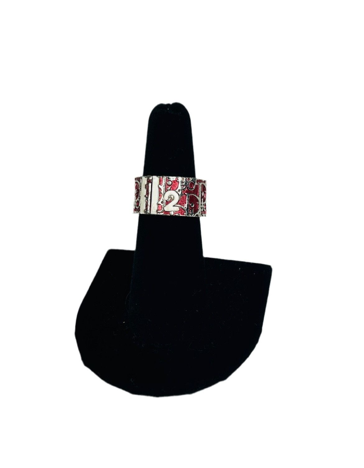 Dior Dior Red Trotter 2 Ring Size 6 Size ONE SIZE - 1 Thumbnail