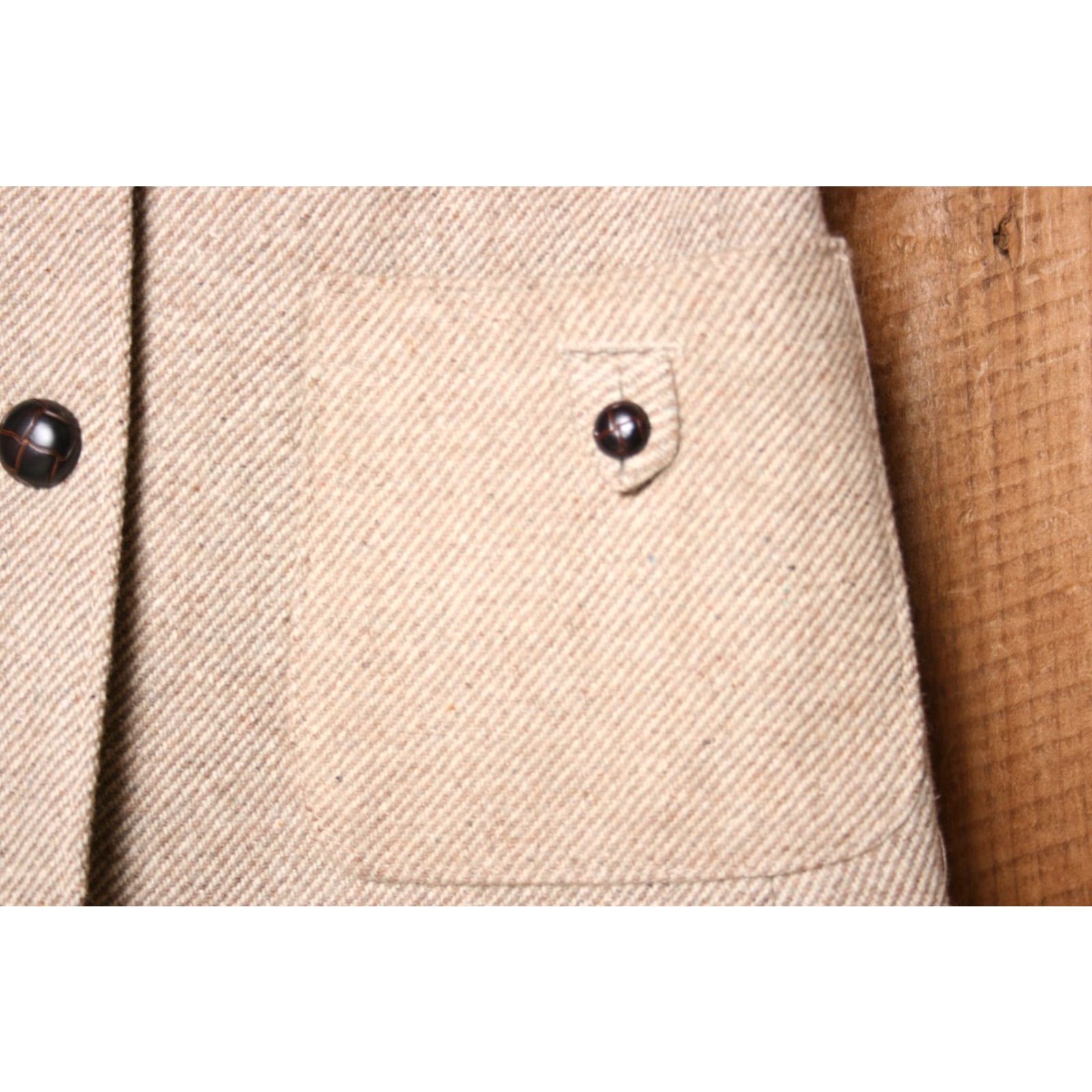 Vintage VINTAGE Light Brown Wool Equestrian Riding Jacket Blazer XS Women Button Closure Credit: Unbranded Size XS / US 0-2 / IT 36-38 - 7 Thumbnail
