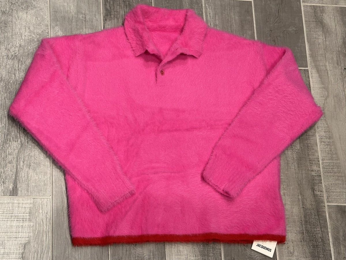 image of Jacquemus Pink Le Polo Nevé, Men's (Size Small)