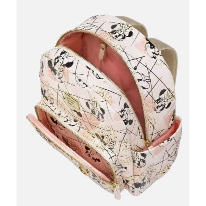 Other Shimmery Minnie Mouse Mini Backpack By Petunia Pickle Bottom Size ONE SIZE - 3 Thumbnail