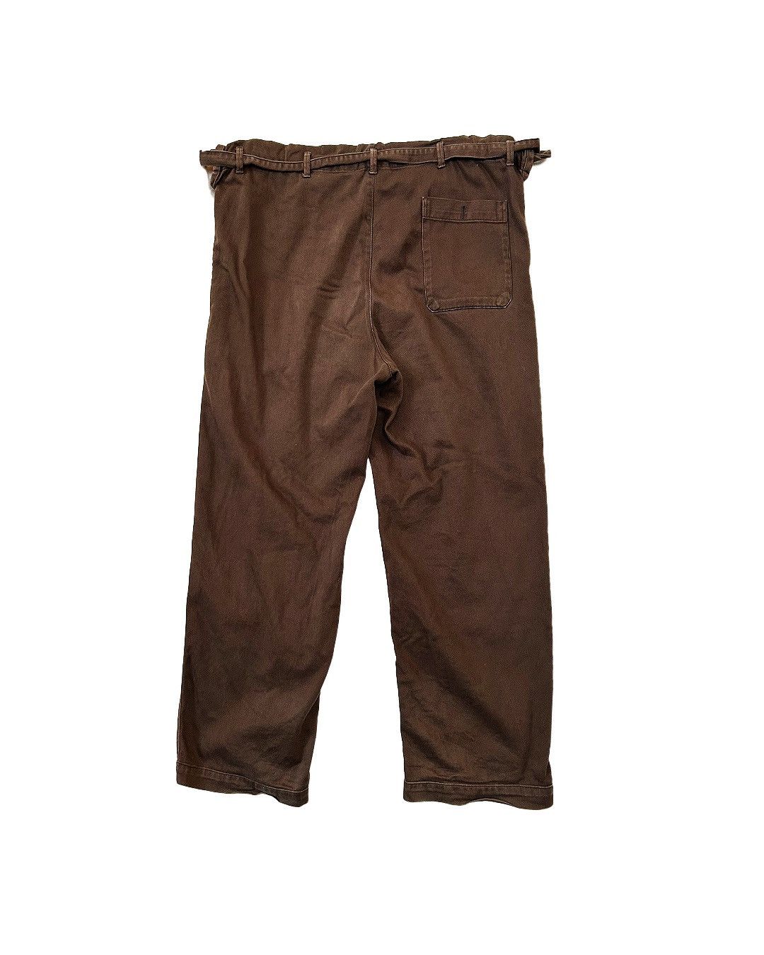 Lemaire Lemaire drawstring judo trousers in brown Size US 34 / EU 50 - 4 Thumbnail