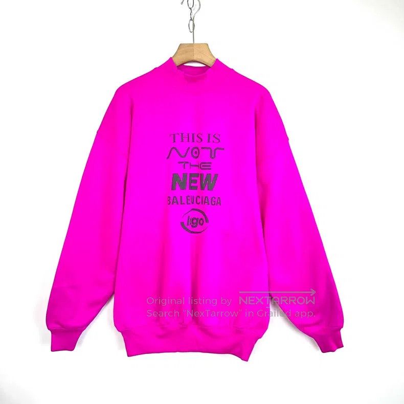 Balenciaga Balenciaga Pitaya Color Semi-high Neck Eco-friendly Logo P Size US XS / EU 42 / 0 - 1 Thumbnail