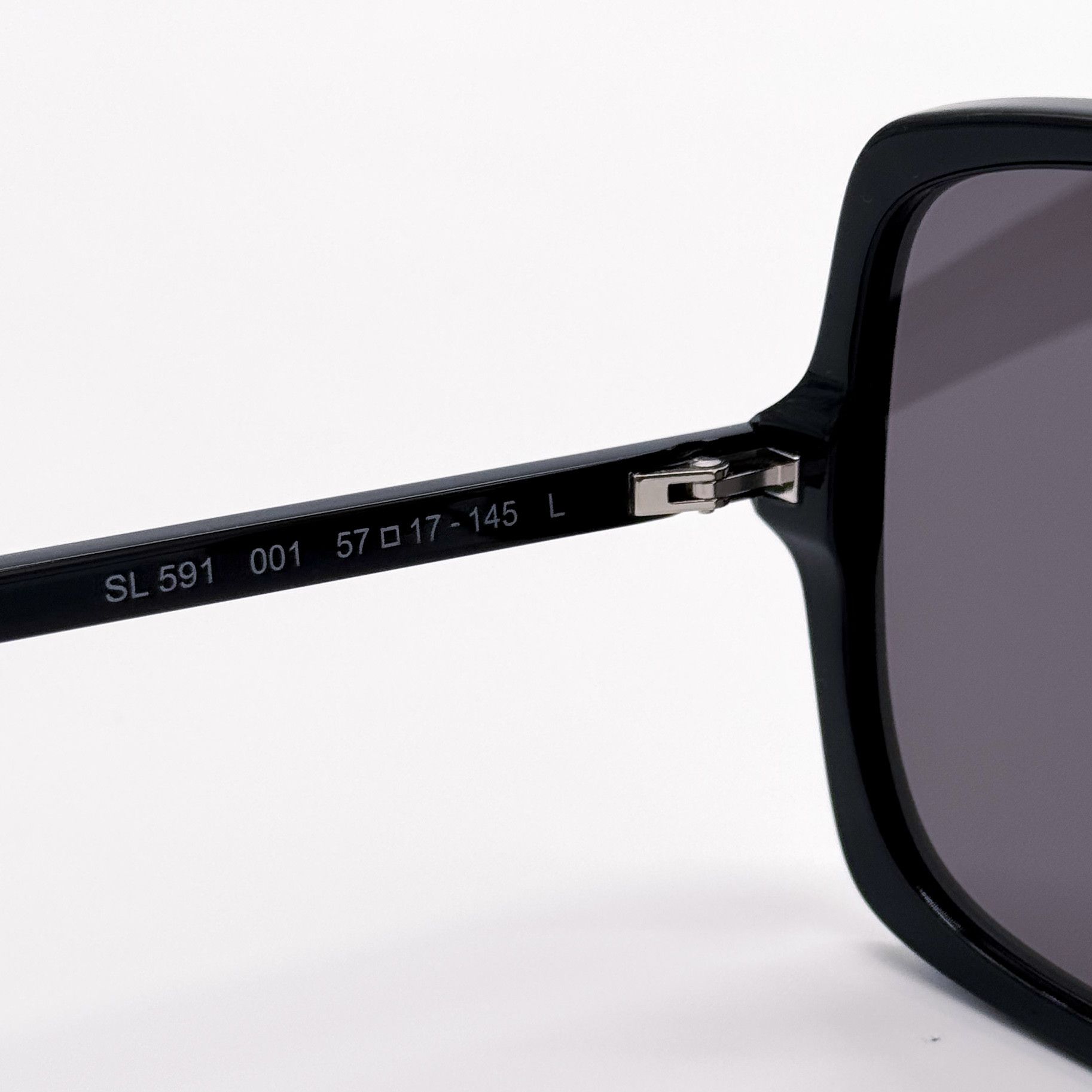 Saint Laurent Paris NEW SAINT LAURENT SL591 001 BLACK WOMEN SUNGLASSES Size ONE SIZE - 10 Thumbnail