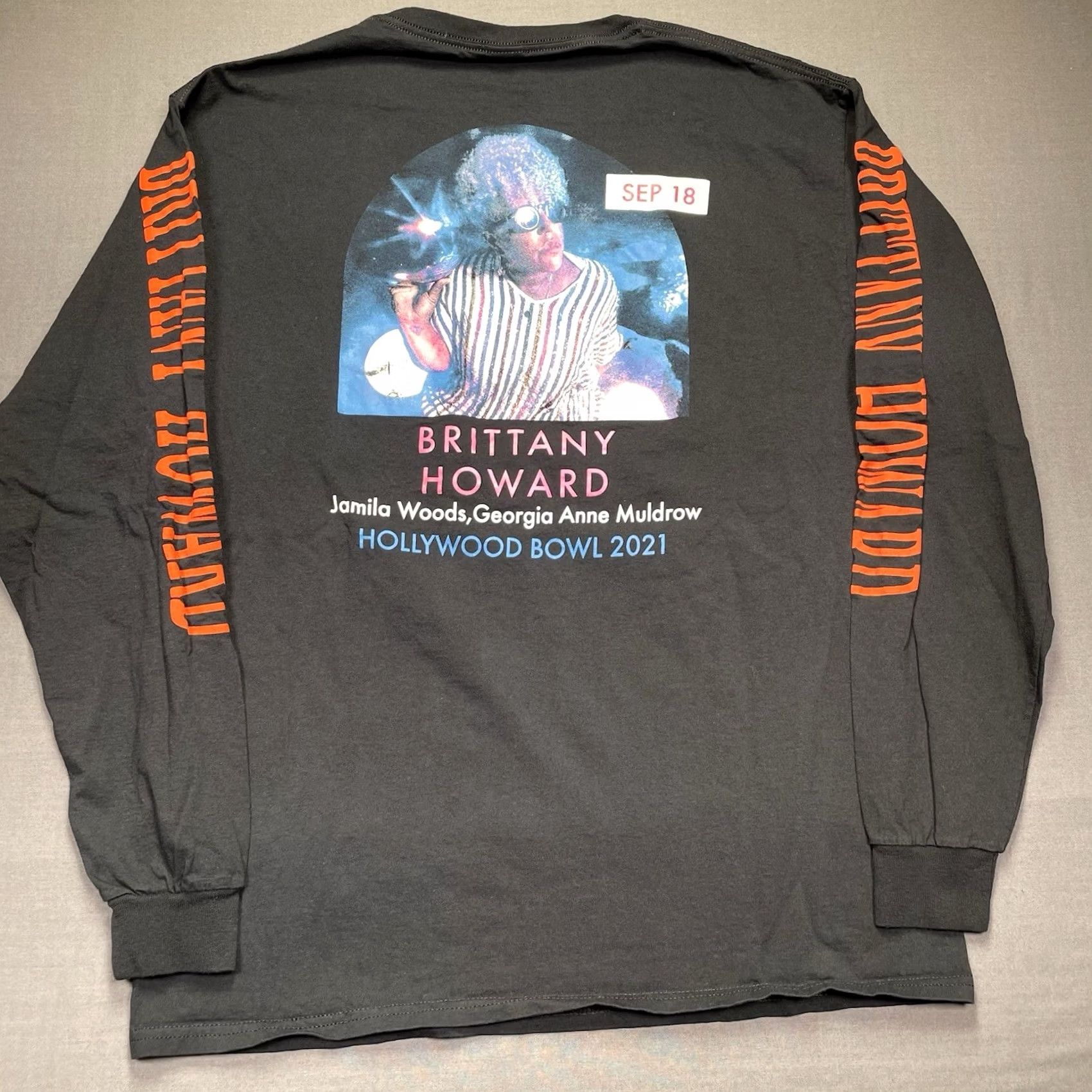 Vintage DAY Brittany Howard Shirt Mens Large Long Sleeve Black Hollywood Bowl Alabama Shakes Band Art Music L Size US L / EU 52-54 / 3 - 7 Thumbnail