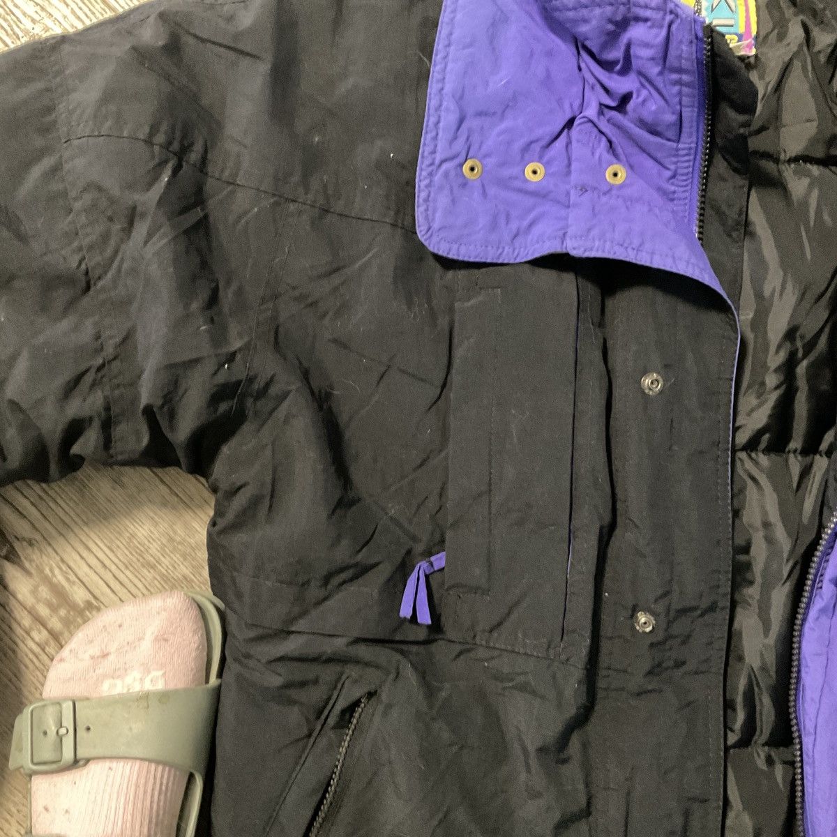 Other Vintage 90s SKI GEAR Puffer Black & Purple Retro Ski Parka Size US S / EU 44-46 / 1 - 4 Thumbnail