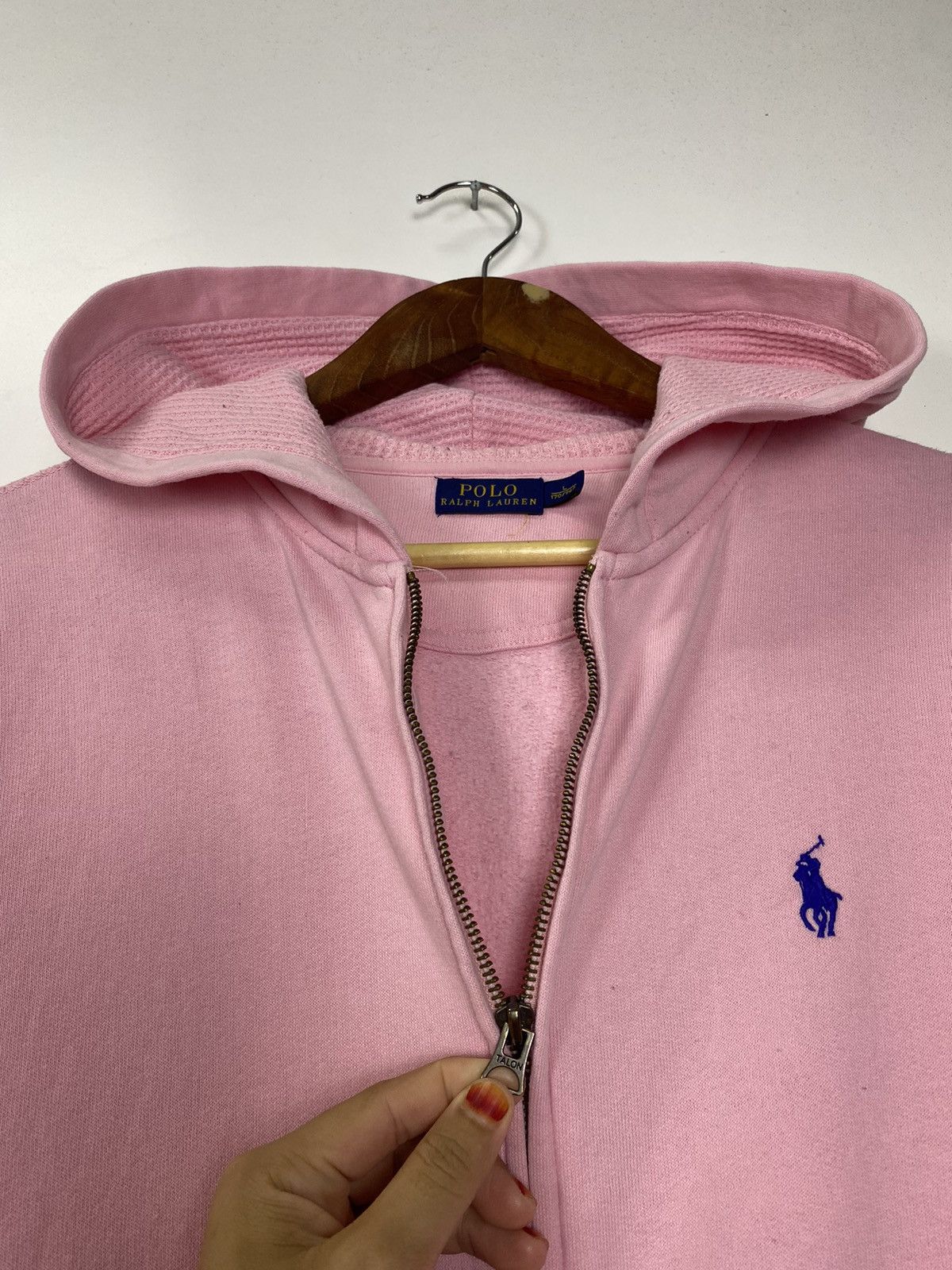 Polo Ralph Lauren Vintage Polo Ralph Lauren pink hoodies Size US L / EU 52-54 / 3 - 8 Thumbnail