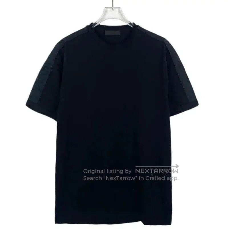 Prada Prada Black Cotton Men's T-Shirt Size S. Size US S / EU 44-46 / 1 - 1 Thumbnail