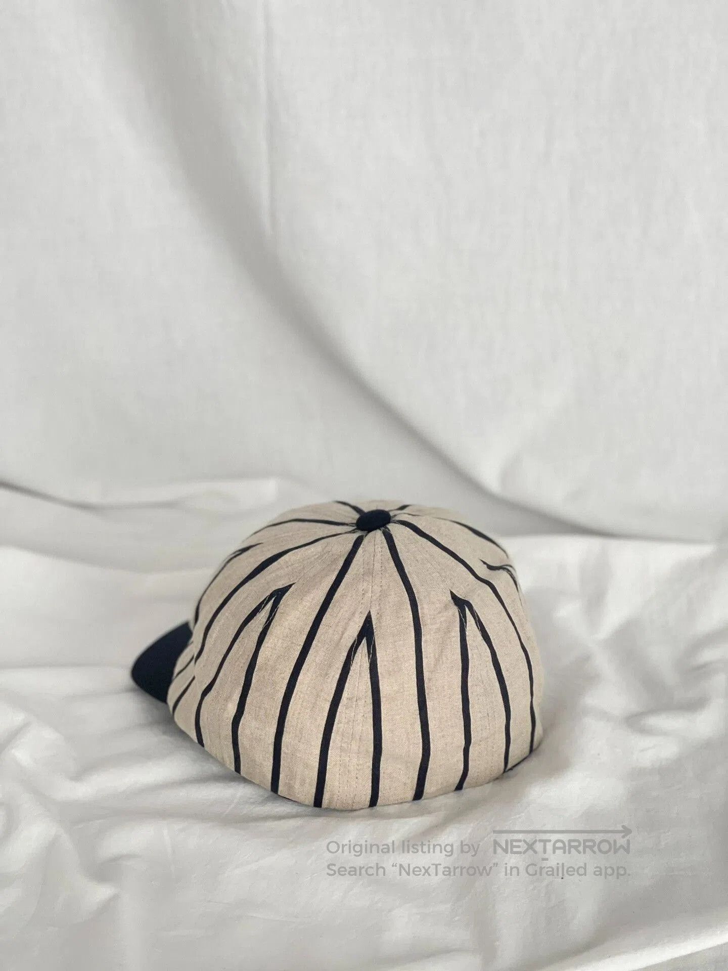 Yohji Yamamoto Yohji Yamamoto Striped Baseball Cap. Size ONE SIZE - 5 Thumbnail