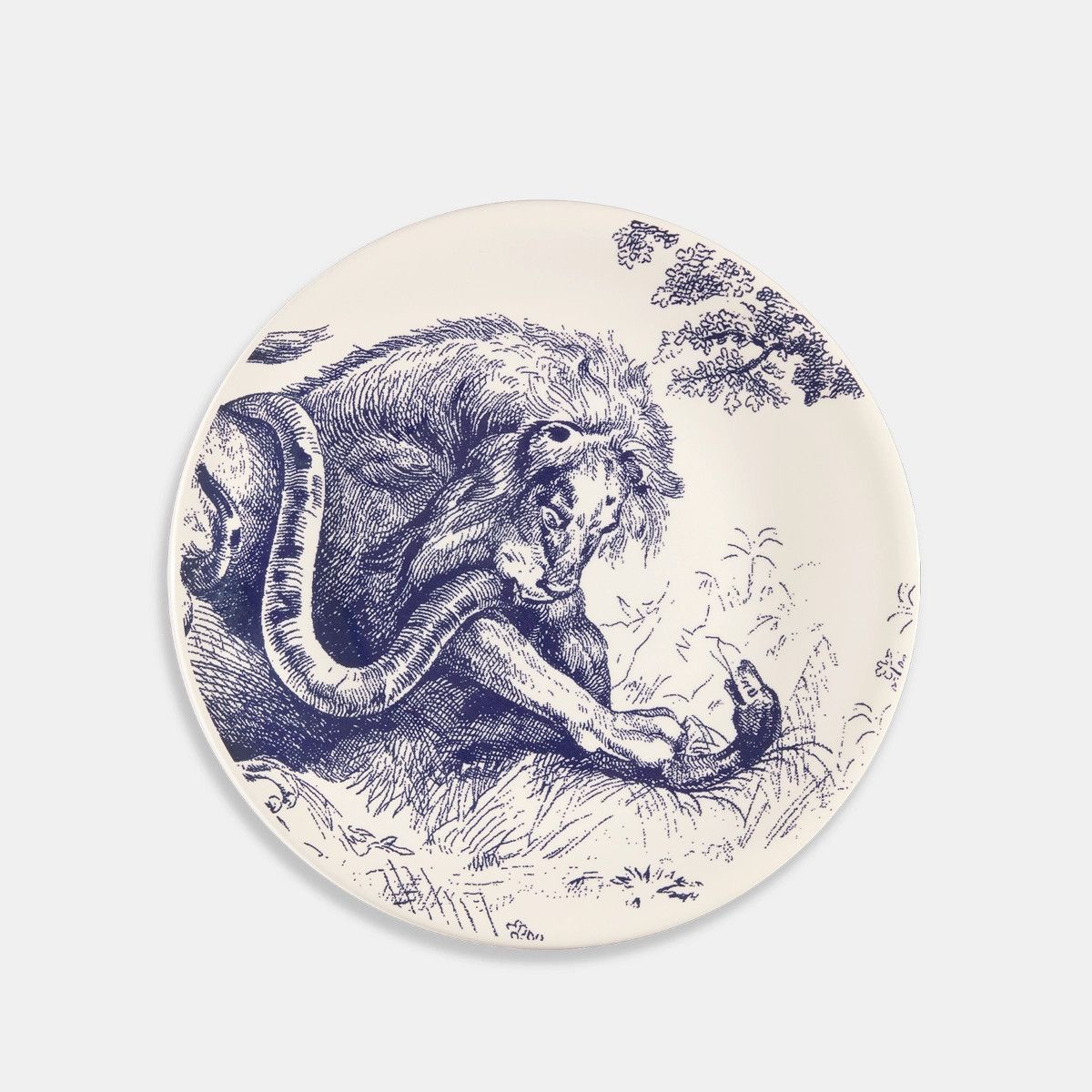Dior o1bcso1str0226 Size:OS/Set Of Six Dessert Plates in Blue Size ONE SIZE - 7 Thumbnail