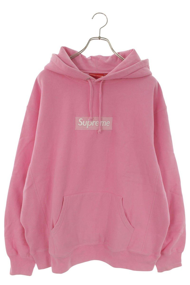 Supreme Supreme Pink Box Logo Hoodie FW24 | Grailed