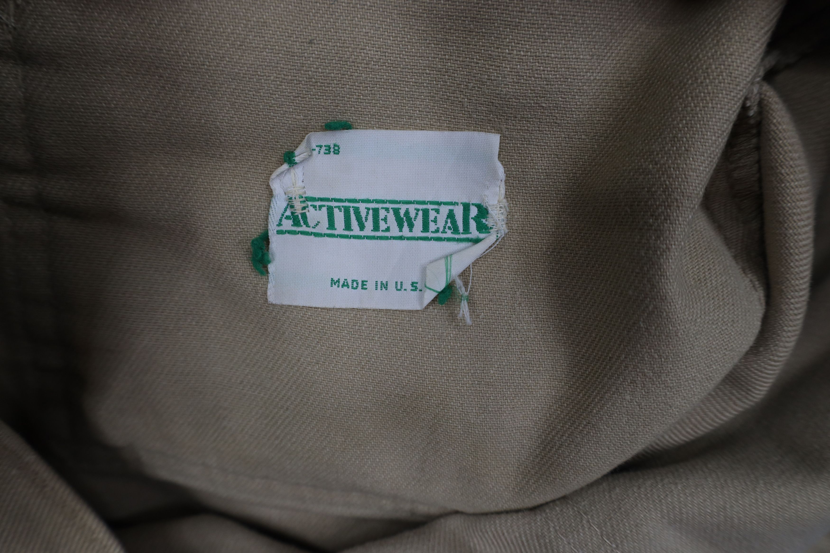 Vintage Vintage 70s Streetwear Knee Chino Short Shorts Beige USA Size US 34 / EU 50 - 10 Thumbnail