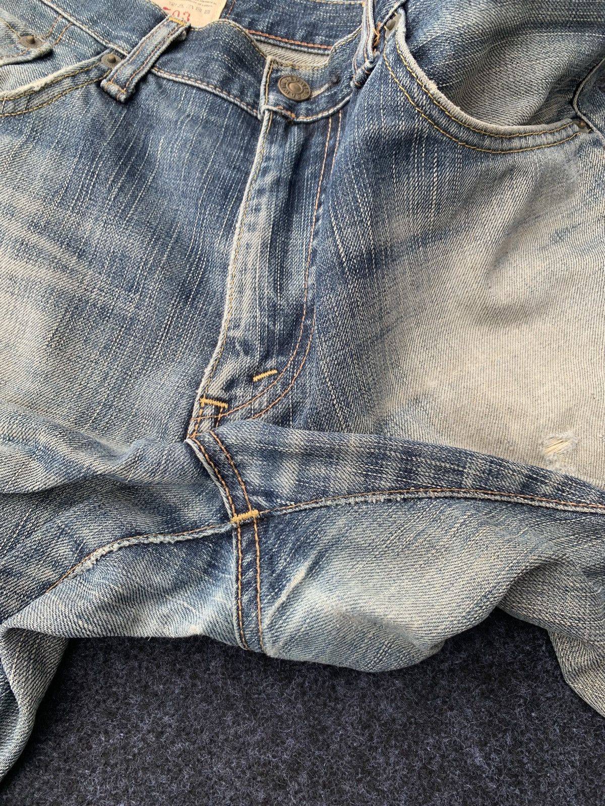Edwin Distressed Edwin 503 short pants denim Size US 32 / EU 48 - 8 Thumbnail