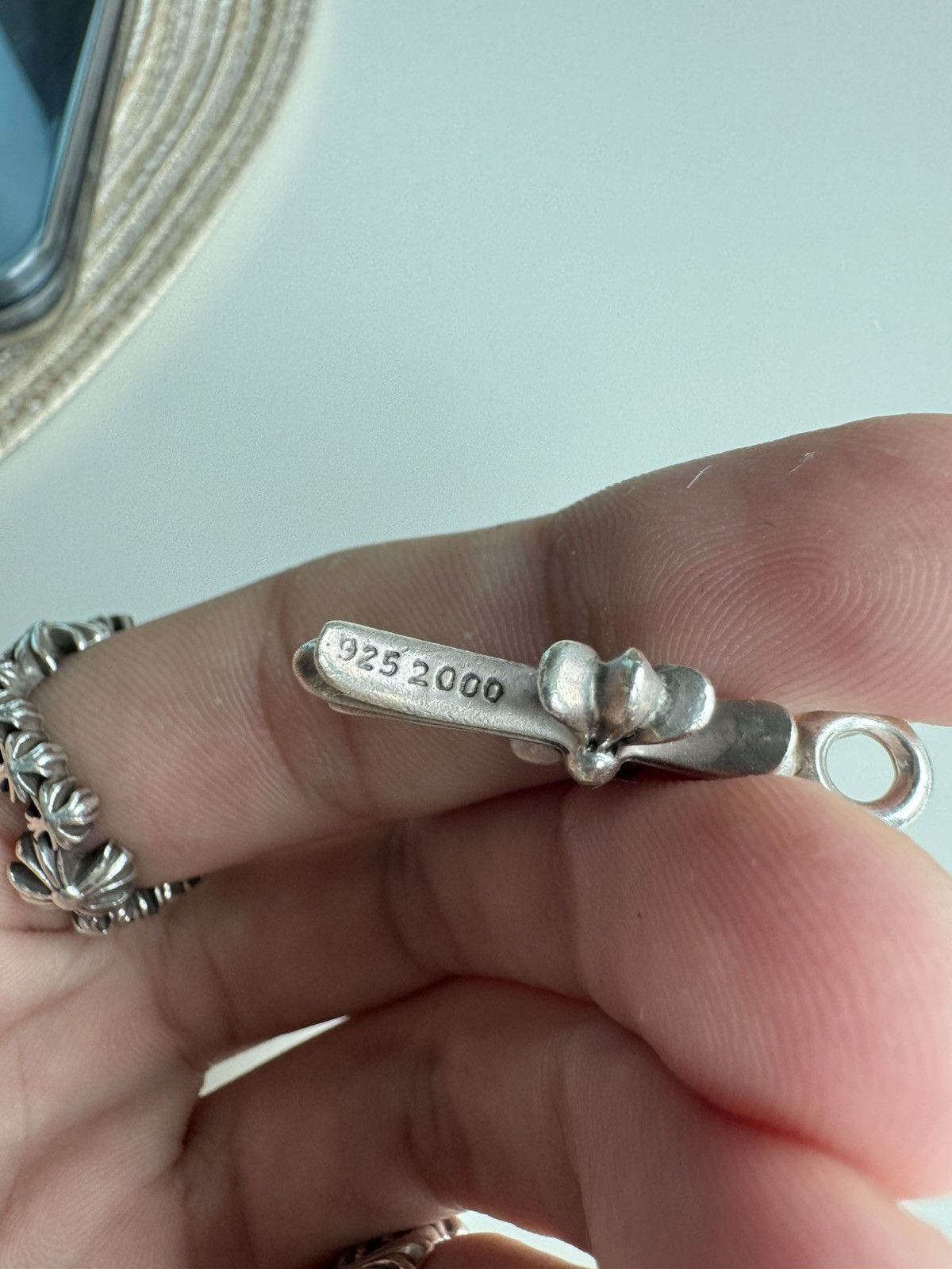 Chrome Hearts Chrome Hearts Diamond Tiny Cross Size ONE SIZE - 4 Thumbnail